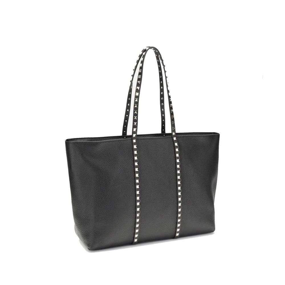 Valentino Garavani Black Calfskin Tote Bag Glam Steals