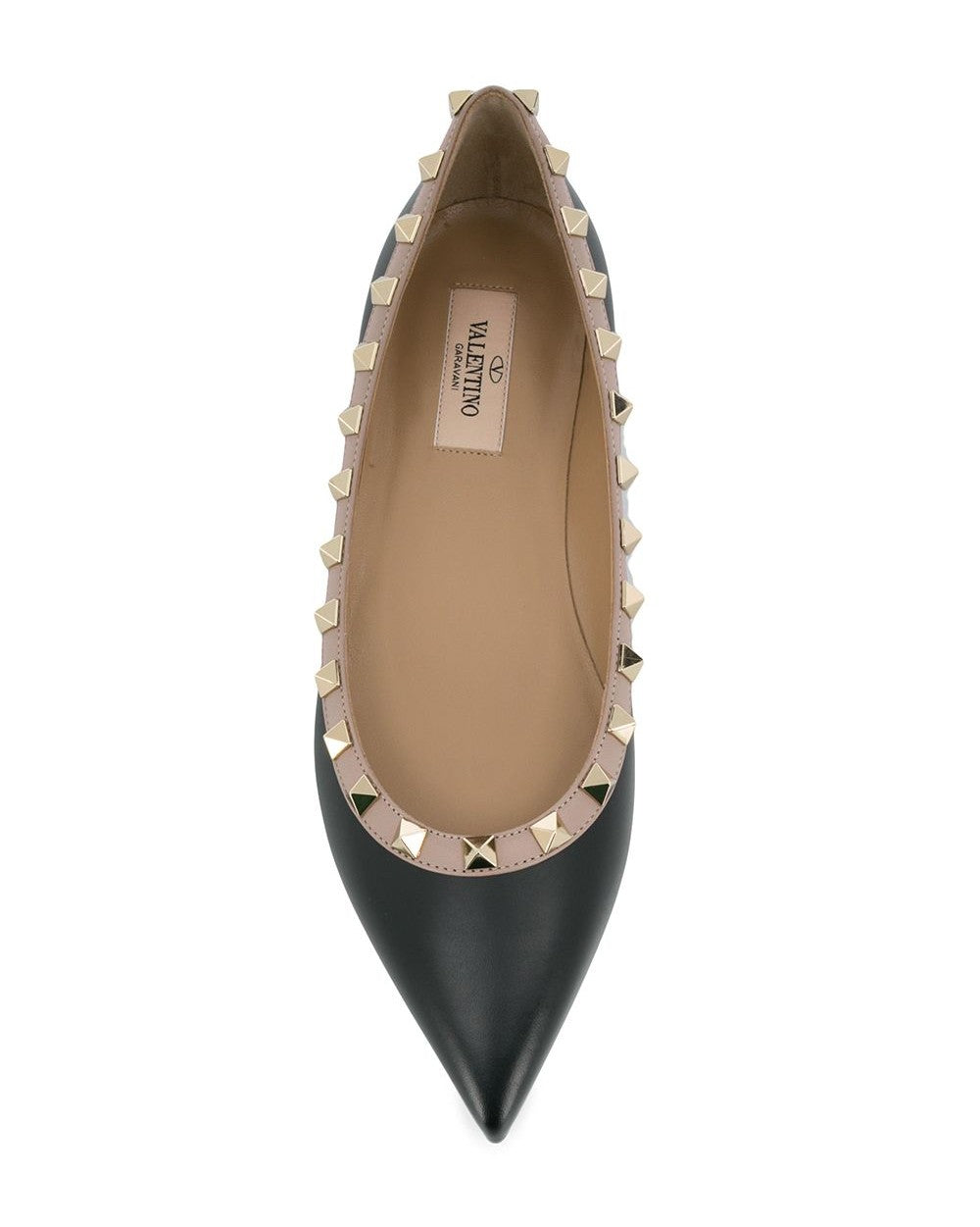 Valentino Garavani Black Flat Shoes Glam Steals