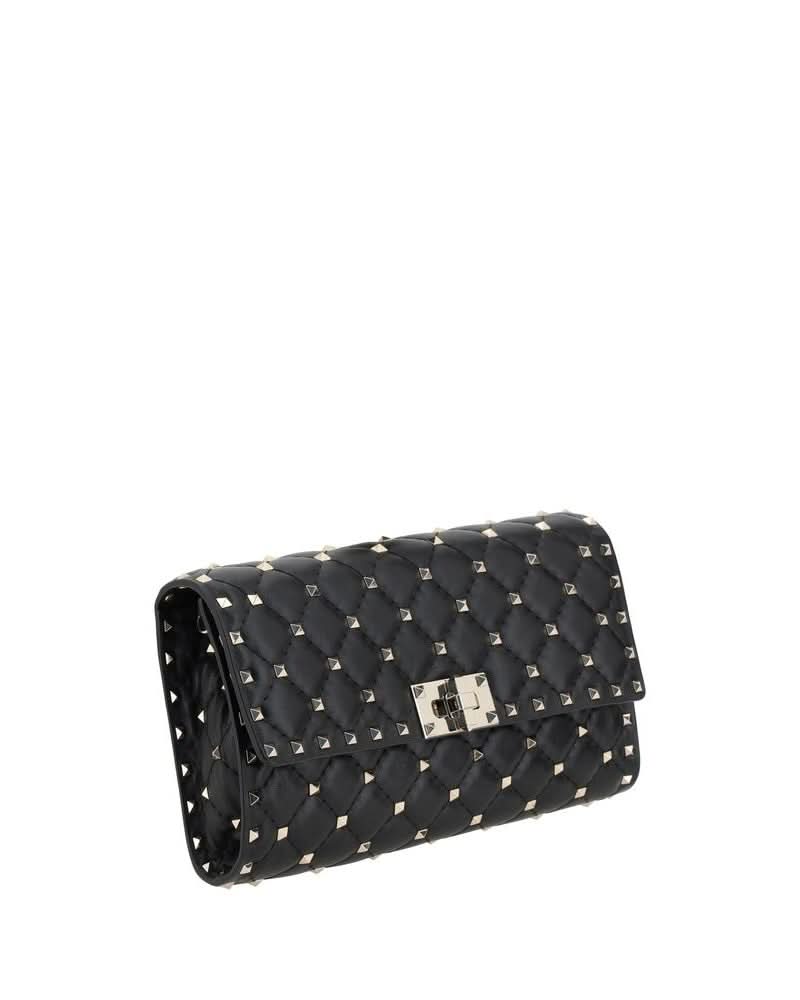 Valentino Garavani Black Lamb Ovis Aries Shoulder Bag Glam Steals