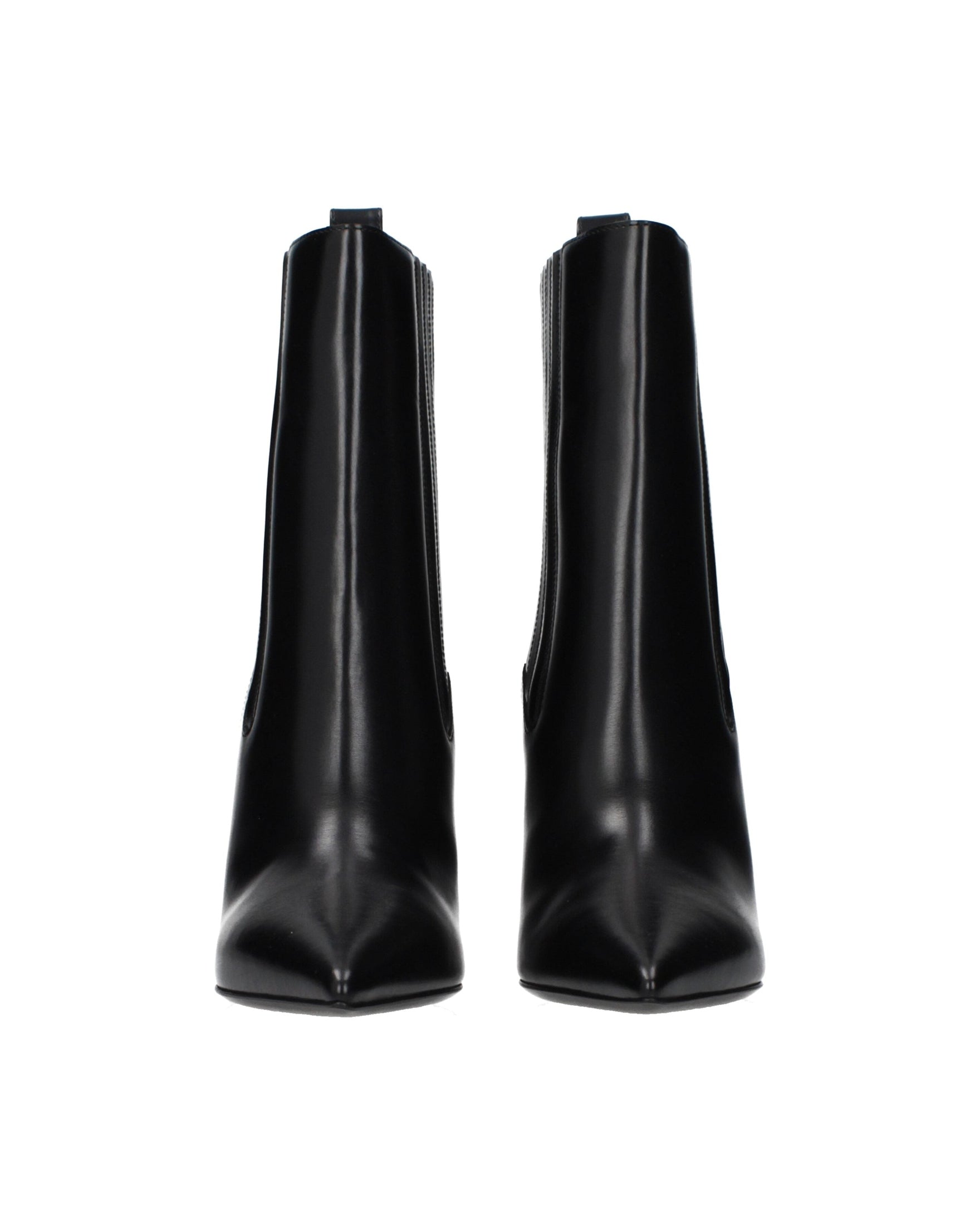 Valentino Garavani Black Leather Ankle Boots Glam Steals