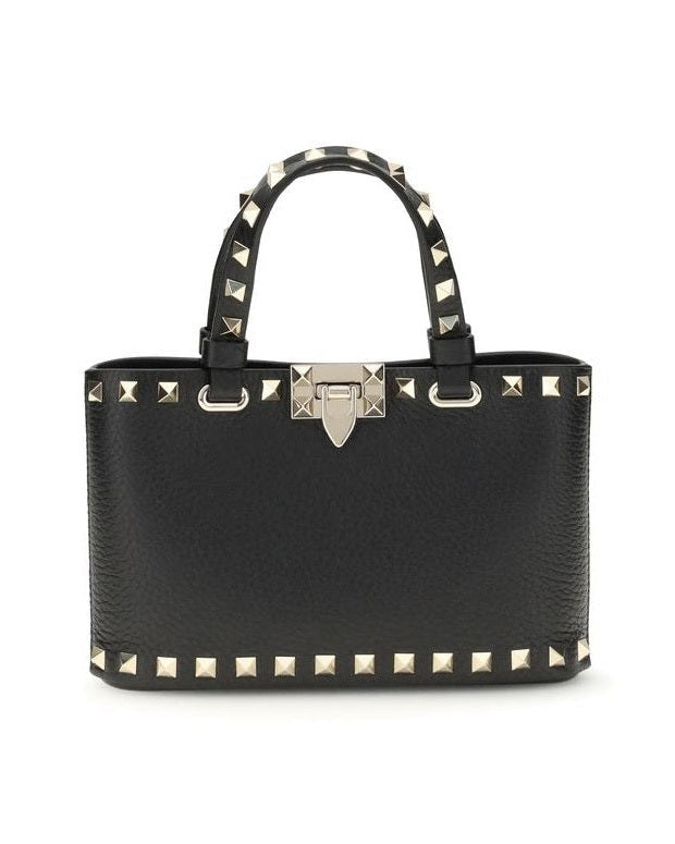 Valentino Garavani Black Leather Calf Bos Taurus Shoulder Bag Glam Steals