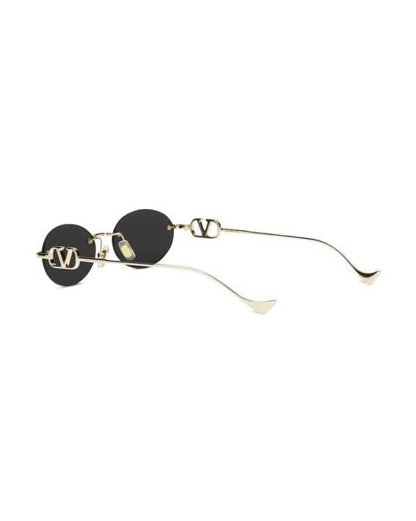 Valentino Garavani Black Metal Sunglasses Glam Steals