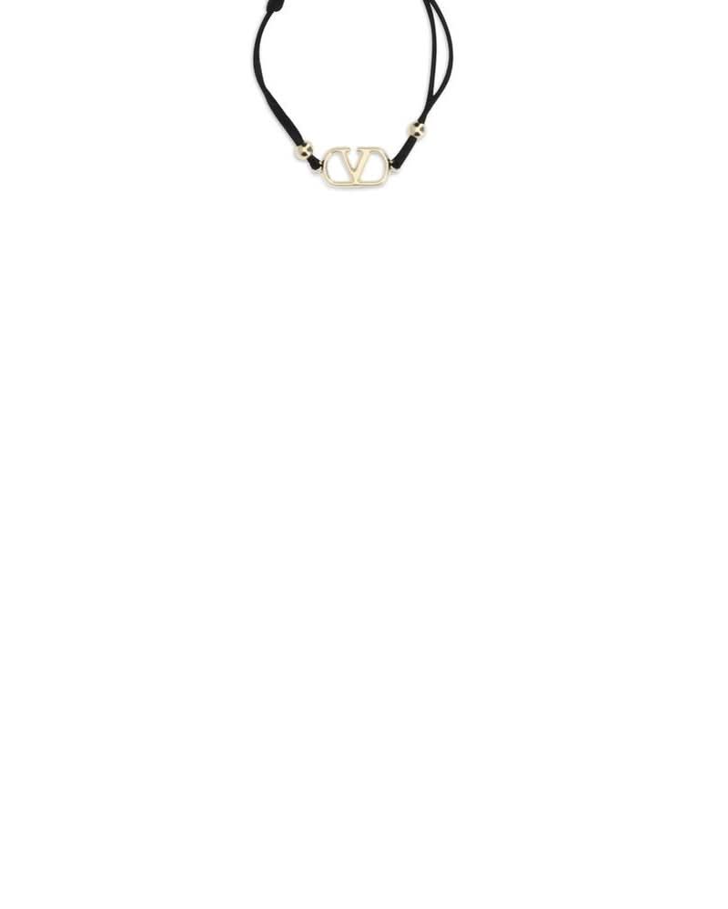 Valentino Garavani Black Polyester Bracelet Glam Steals