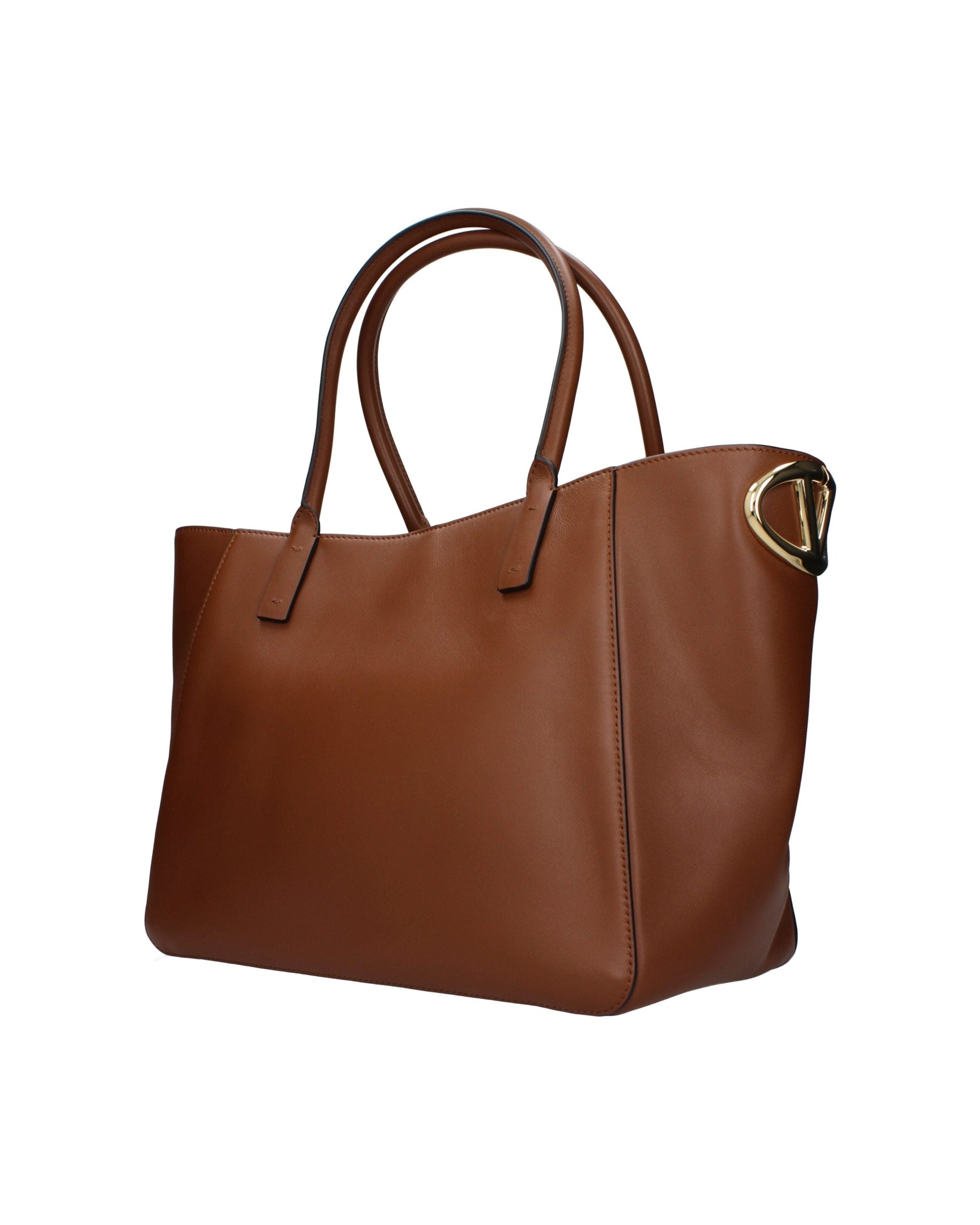 Valentino Garavani Brown Leather Handbag Glam Steals