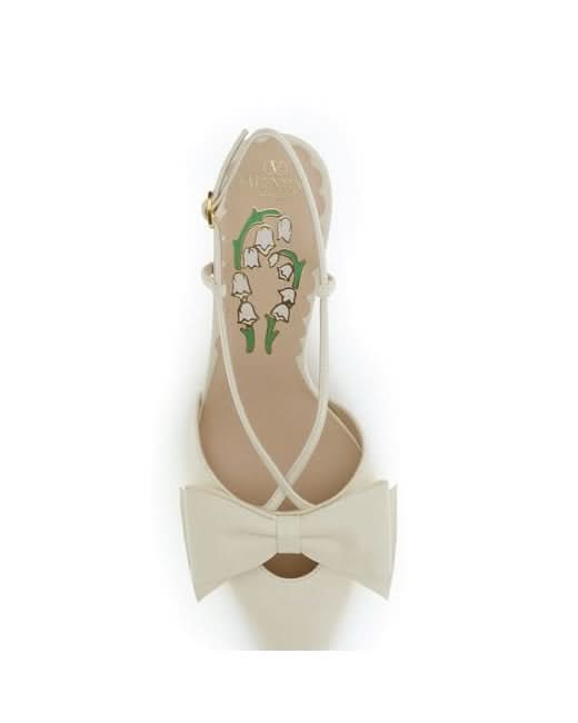 Valentino Garavani Cream Lamb Ovis Aries High Heel Pumps Heels
