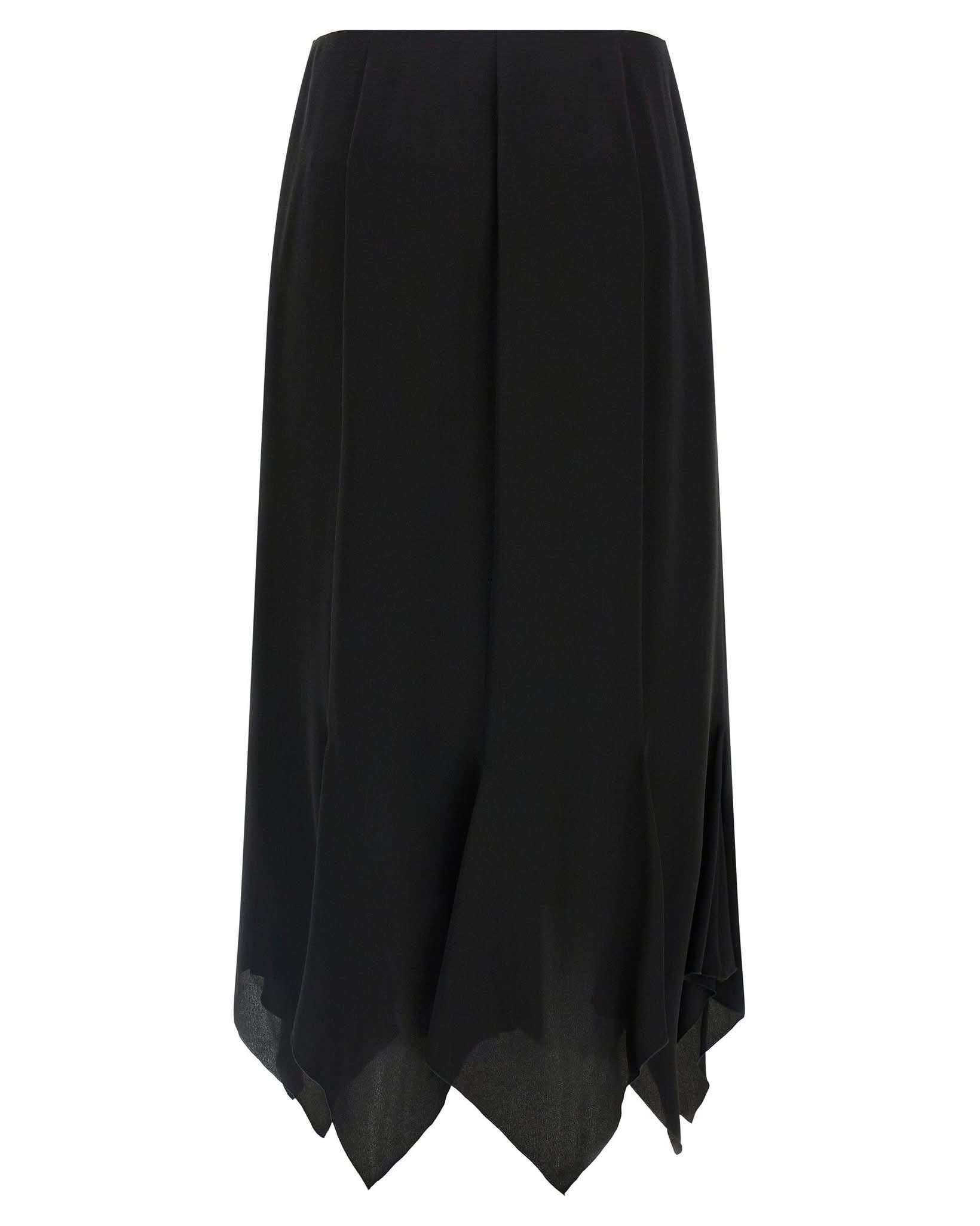 Valentino Garavani Crêpe De Chine Skirt Glam Steals