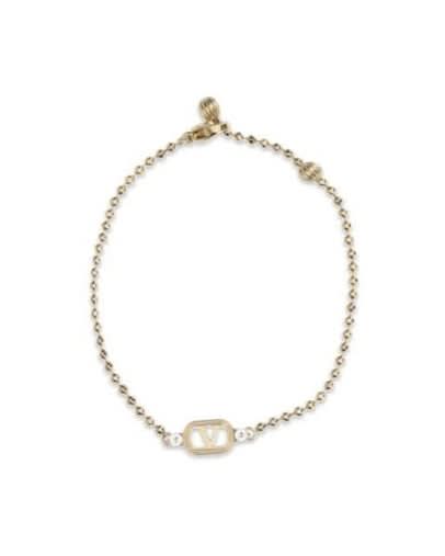 Valentino Garavani Gold Metal Bracelet Glam Steals