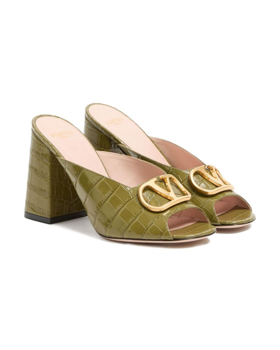 Valentino Garavani Green Sandals Glam Steals