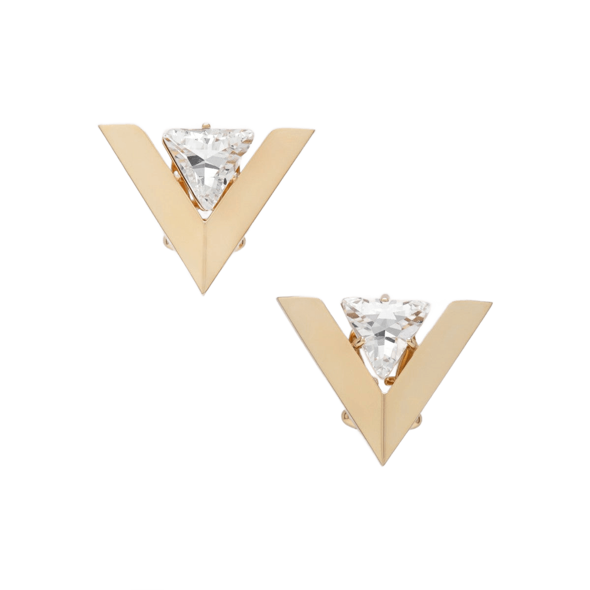 Valentino Garavani Je Les V Crystal Metal Earrings Glam Steals