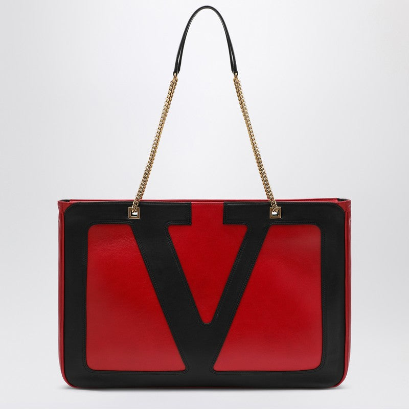 Valentino Garavani Large Viva Superstar Bag Red/black Glam Steals
