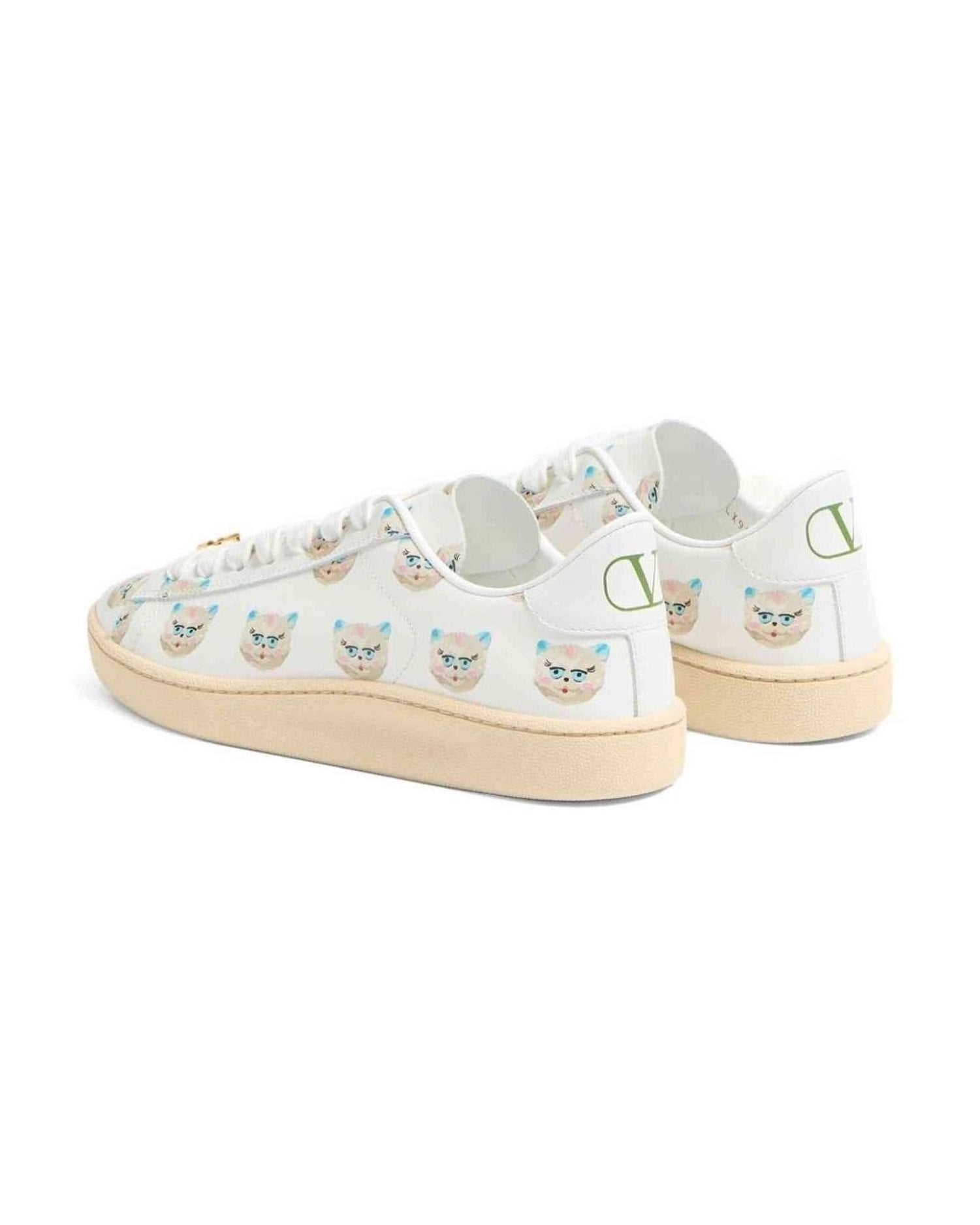 Valentino Garavani Le Chat De La Maison Royco Sneaker in Nappa Calfskin Glam Steals