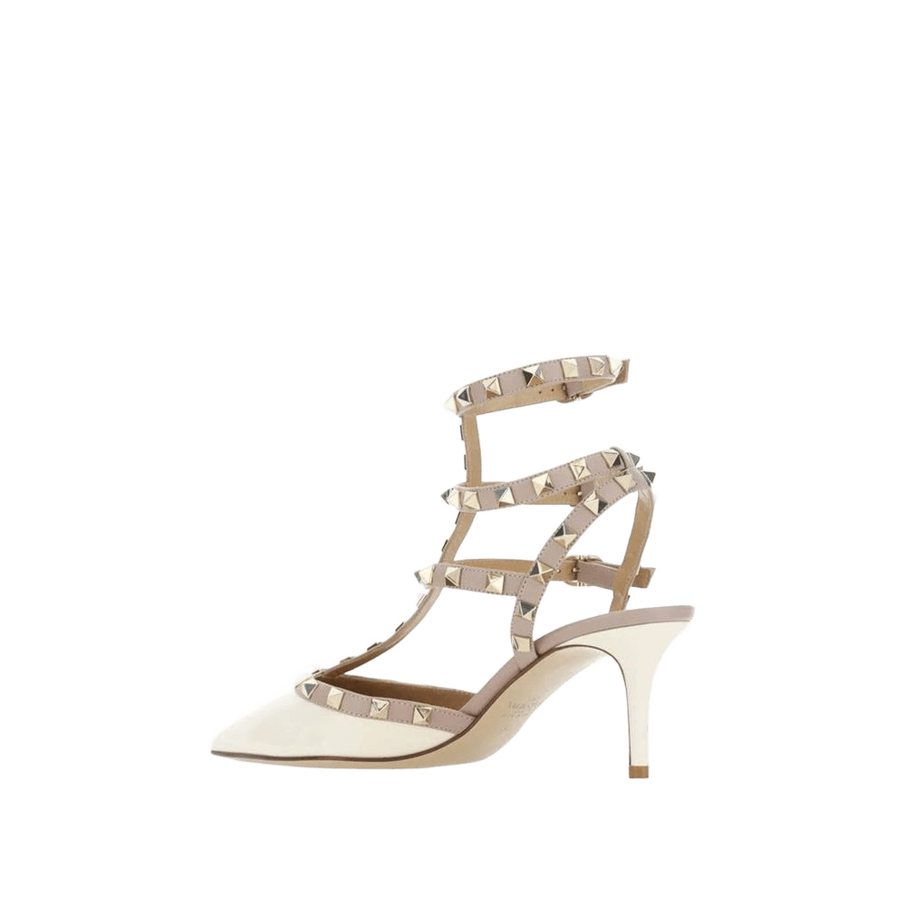 Valentino Garavani Leather Bicolor Platform Pumps