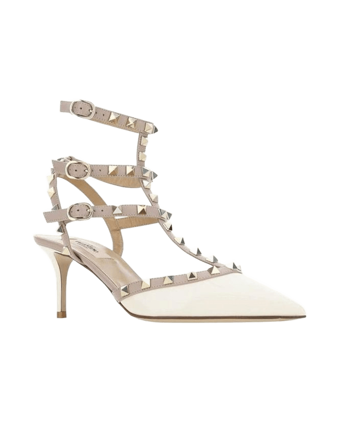 Valentino Garavani Leather Bicolor Platform Pumps Glam Steals