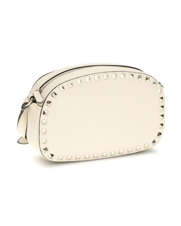 Valentino Garavani Leather Cream Calf Bos Taurus Shoulder Bag Shoulder Bags