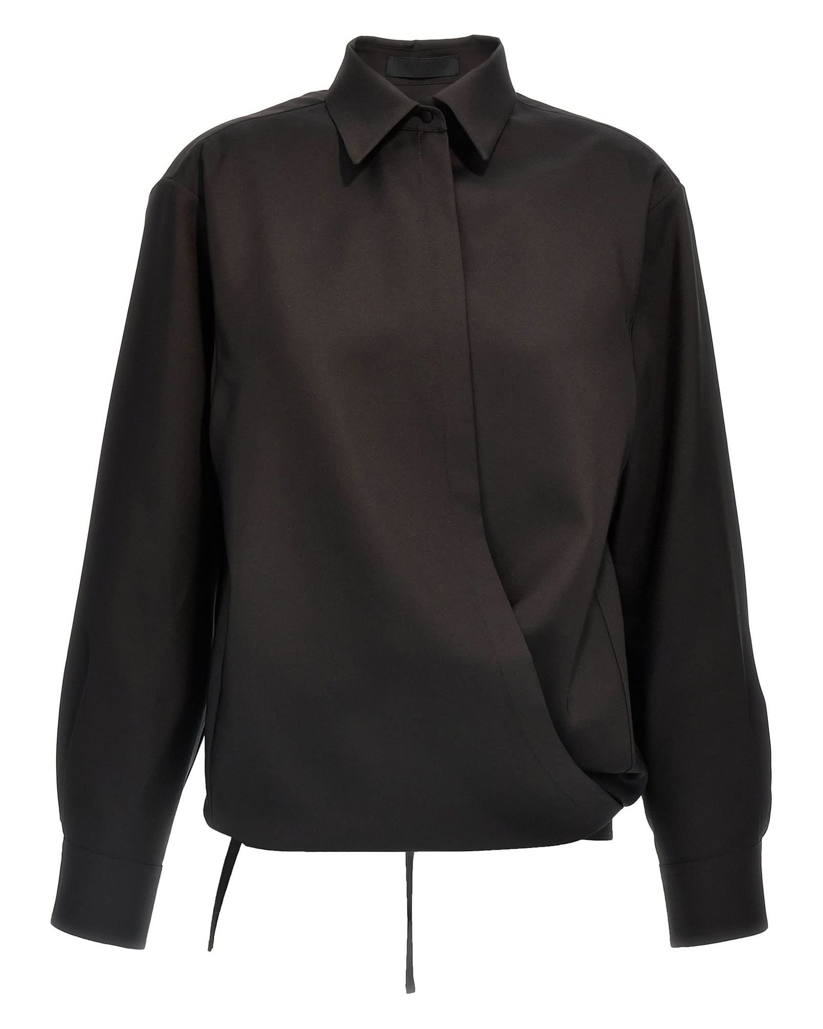 Valentino Garavani Light Wool Techno Shirt Glam Steals