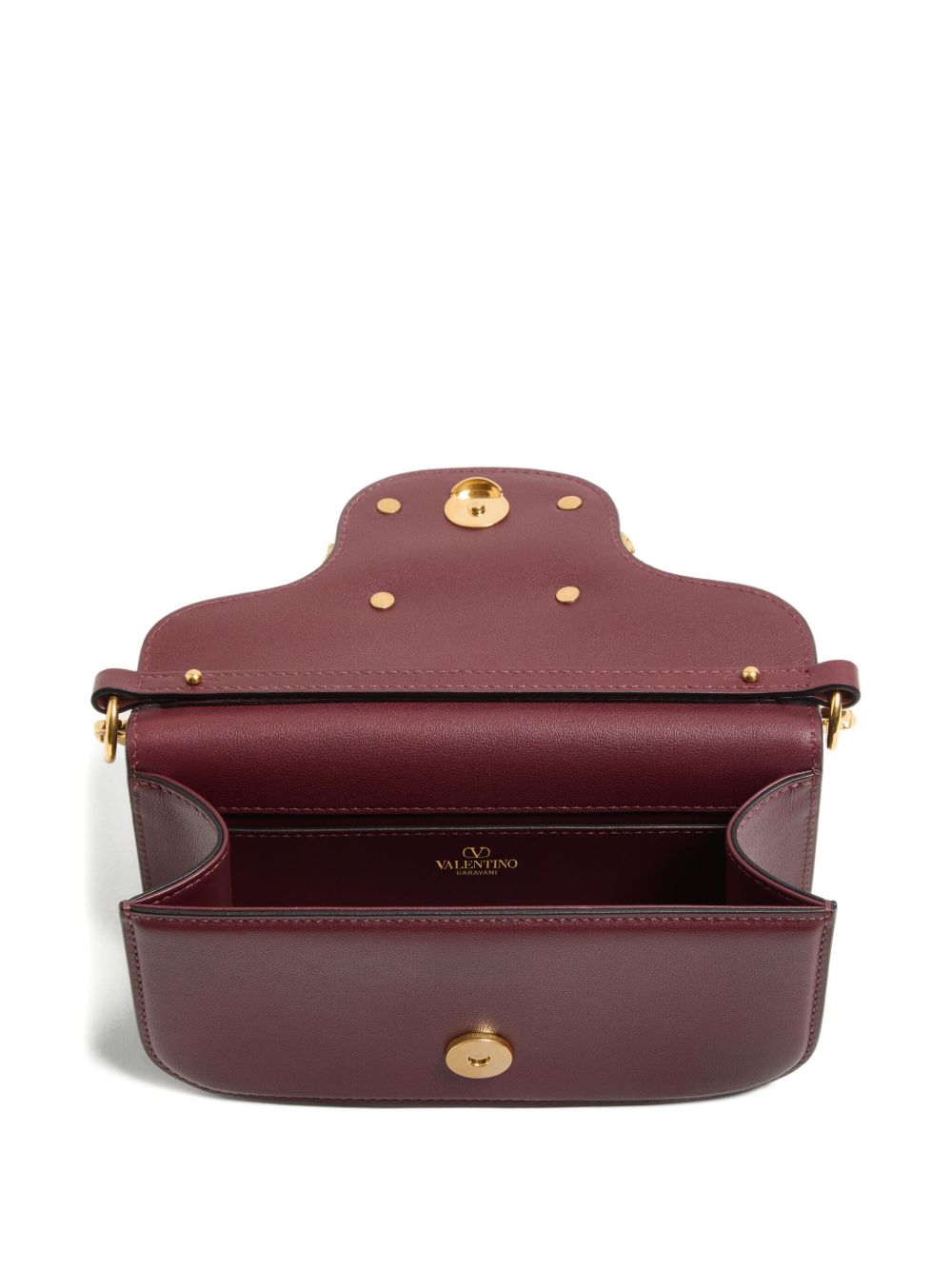 Valentino Garavani Locò Small Shoulder Bag in Calfskin with Jewel Logo Glam Steals