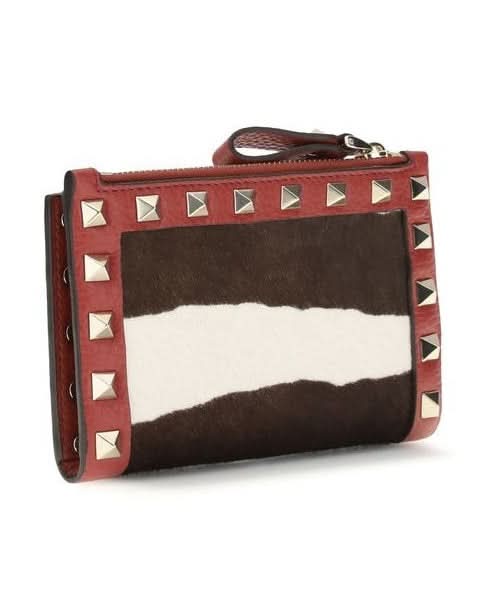 Valentino Garavani Multicolor Leather Calf Bos Taurus Wallet Glam Steals
