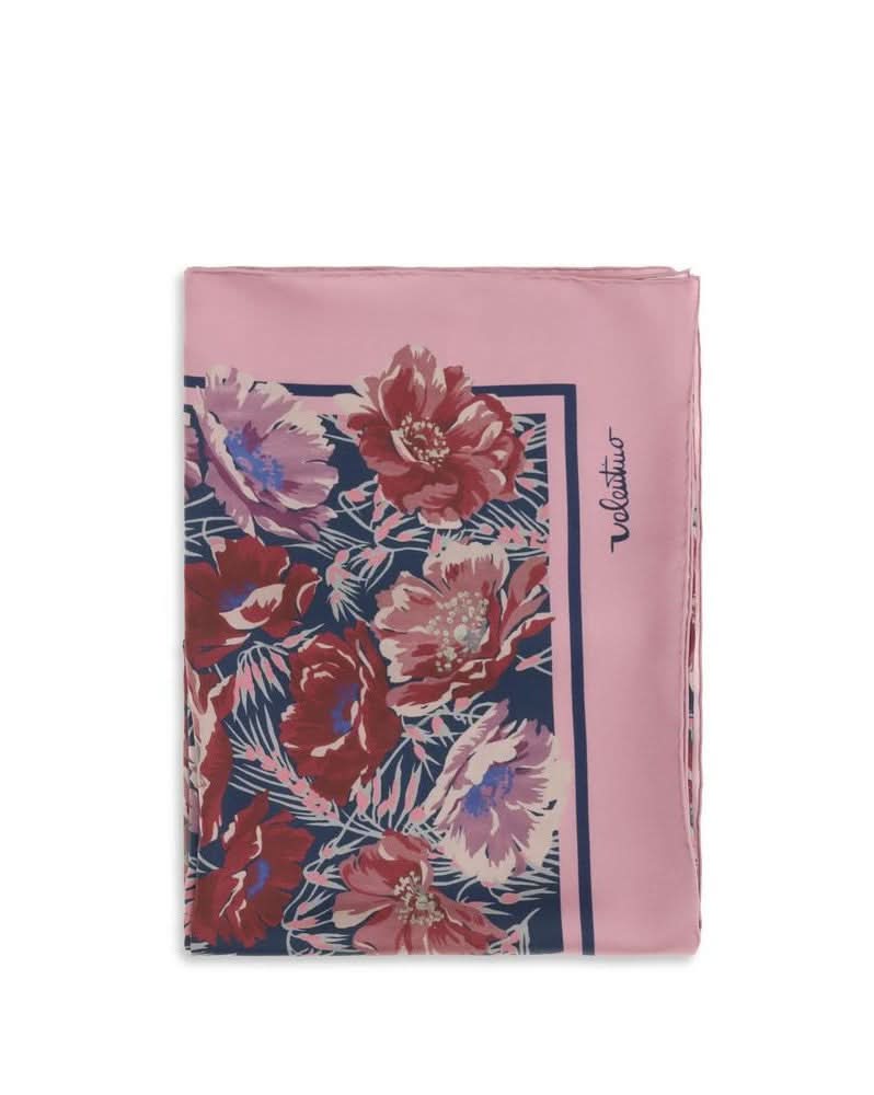 Valentino Garavani Multicolor Silk Scarf Glam Steals