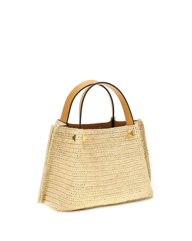 Valentino Garavani Natural Raffia Shoulder Bag Glam Steals