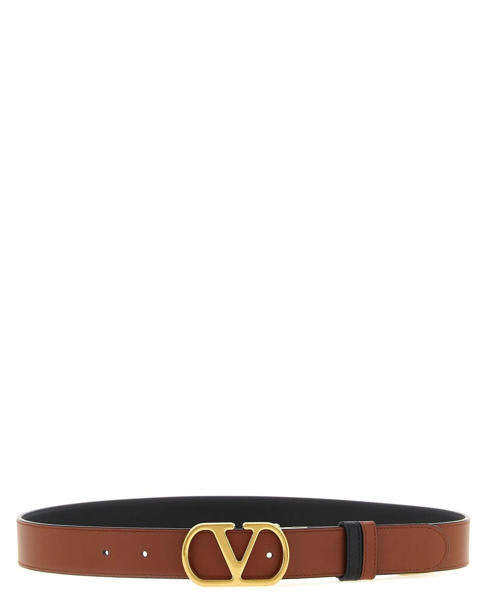 Valentino Garavani Reversible Vlogo Belt Glam Steals