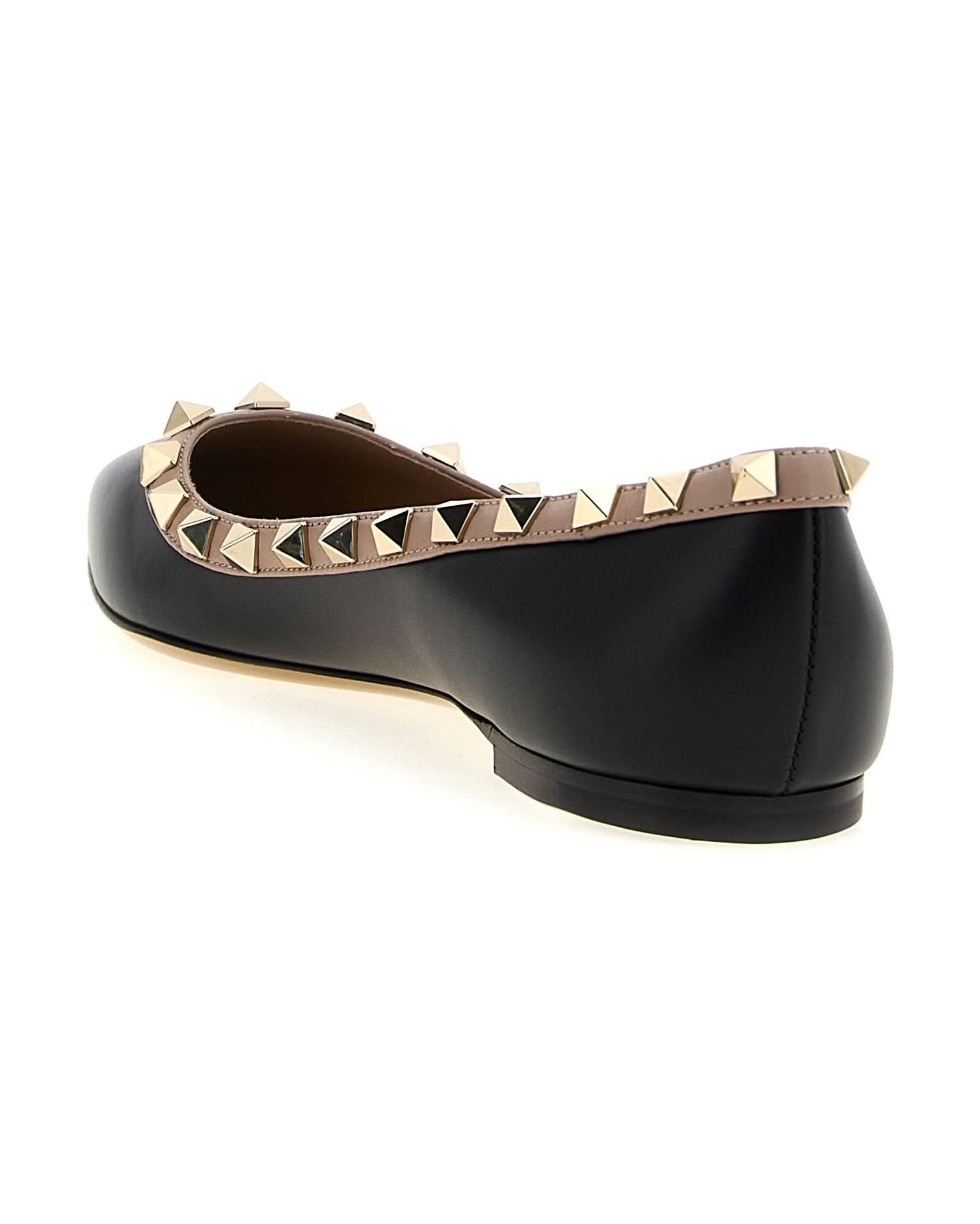 Valentino Garavani Rockstud Ballet Flats Flat Shoes