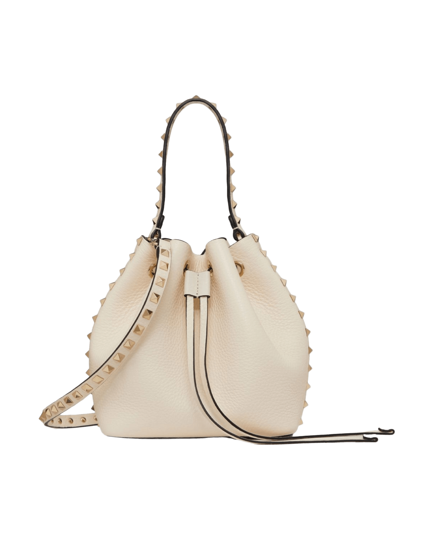 Valentino Garavani Rockstud Bucket Bag In Grainy Calfskin Glam Steals