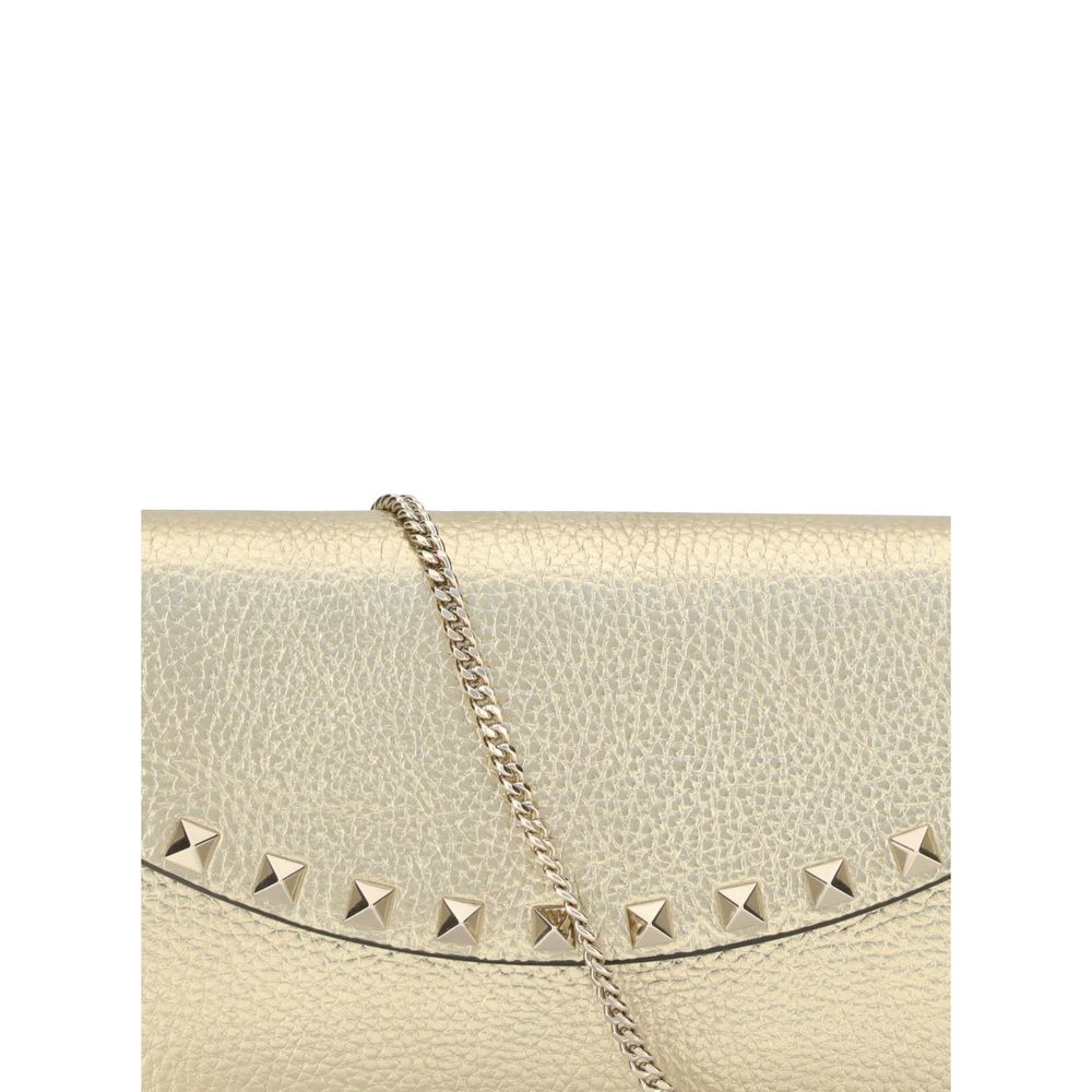 Valentino Garavani Rockstud Chain Wallet Glam Steals