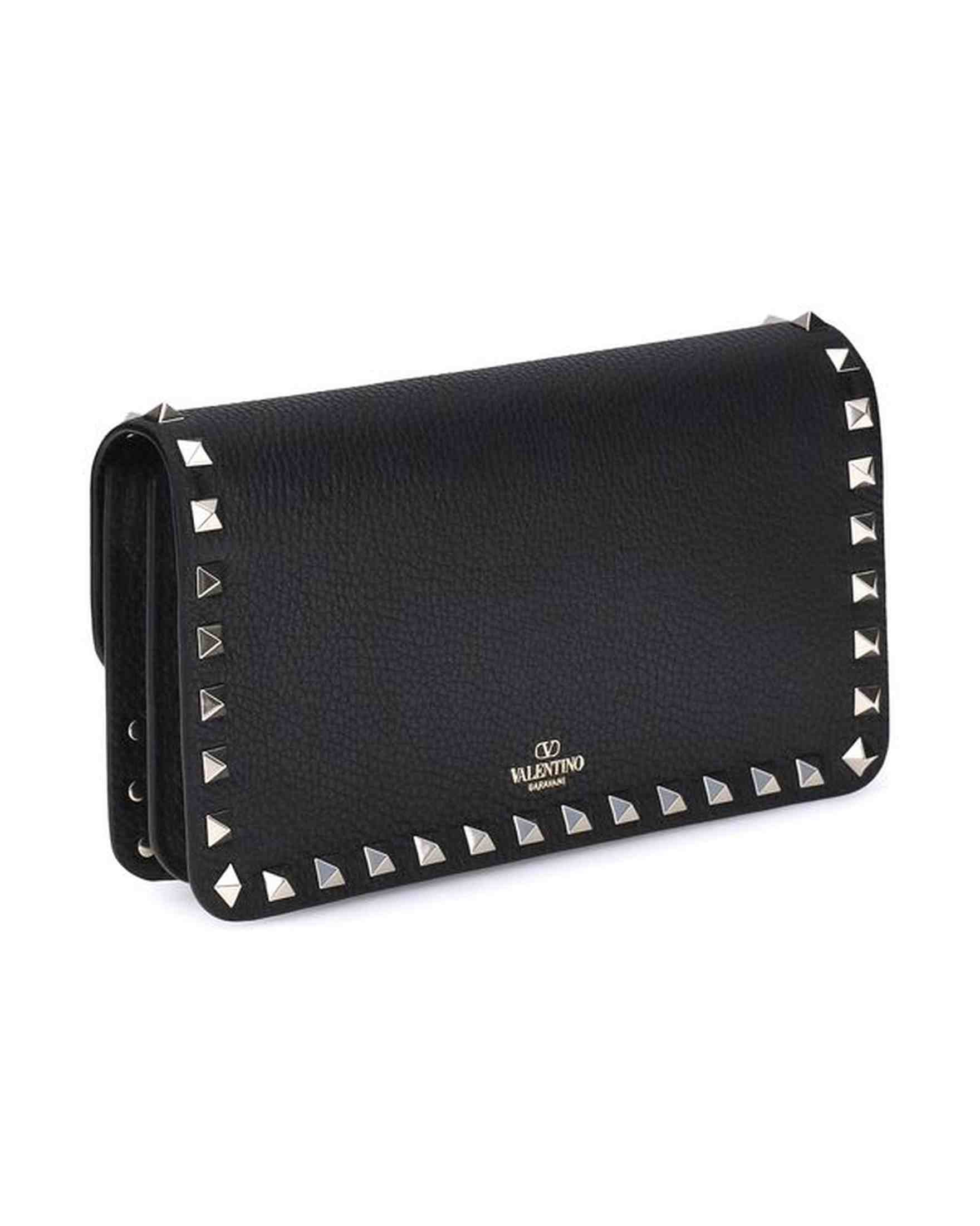 Valentino Garavani Rockstud Pochette With Chain Glam Steals