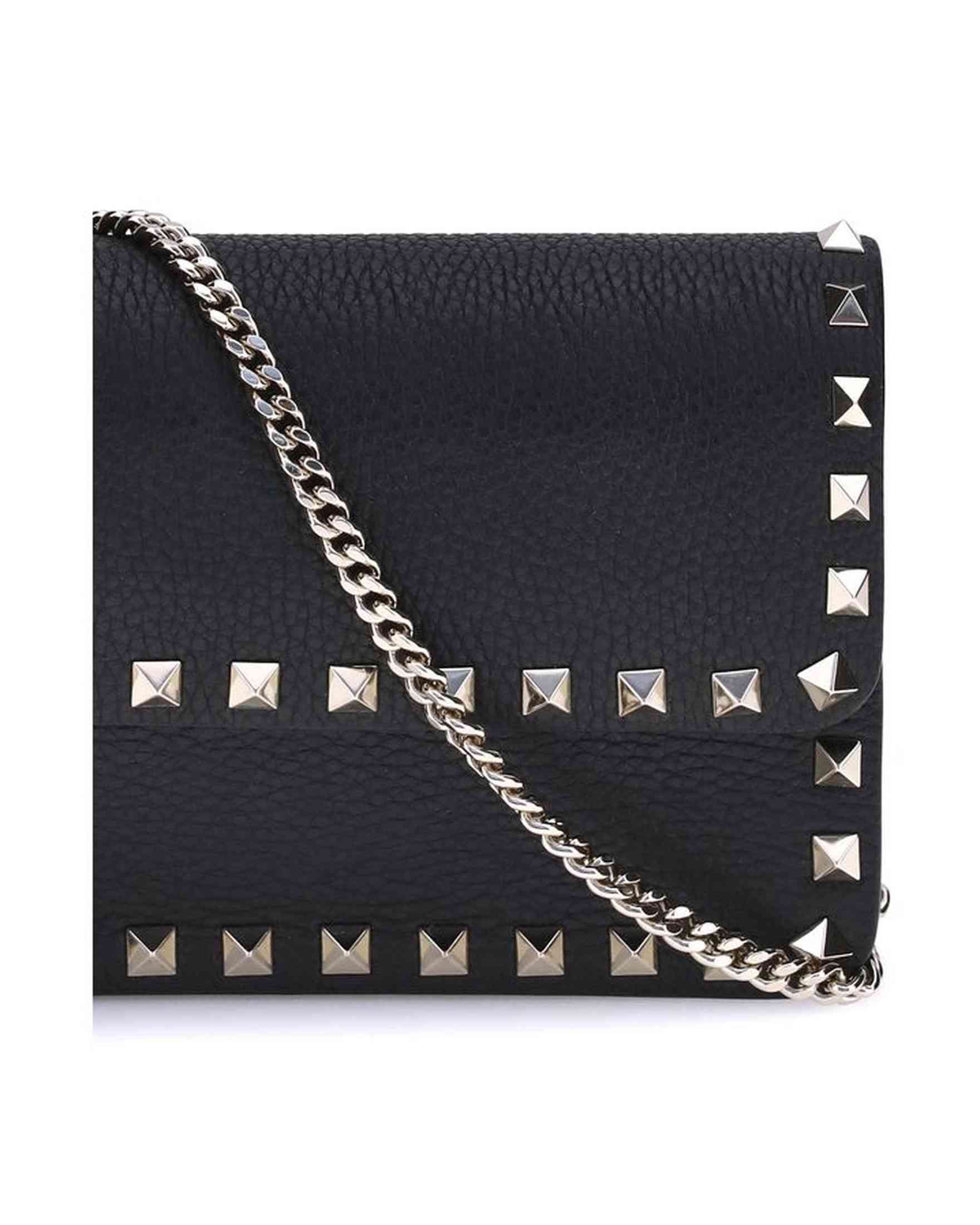 Valentino Garavani Rockstud Pochette With Chain Glam Steals