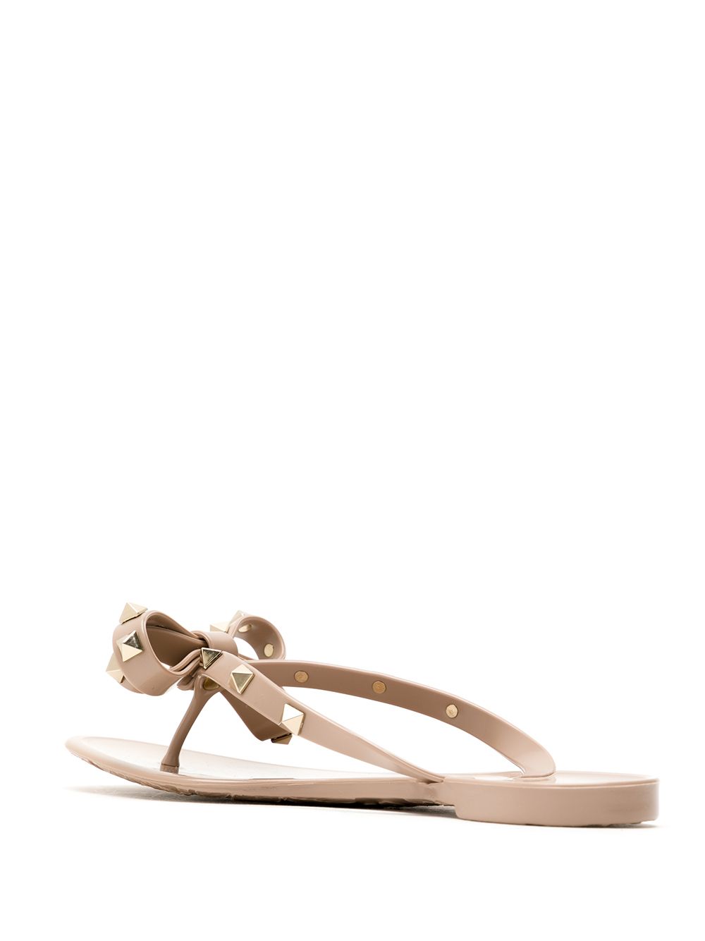 Valentino Garavani Rockstud Rubber Flip Flops Glam Steals
