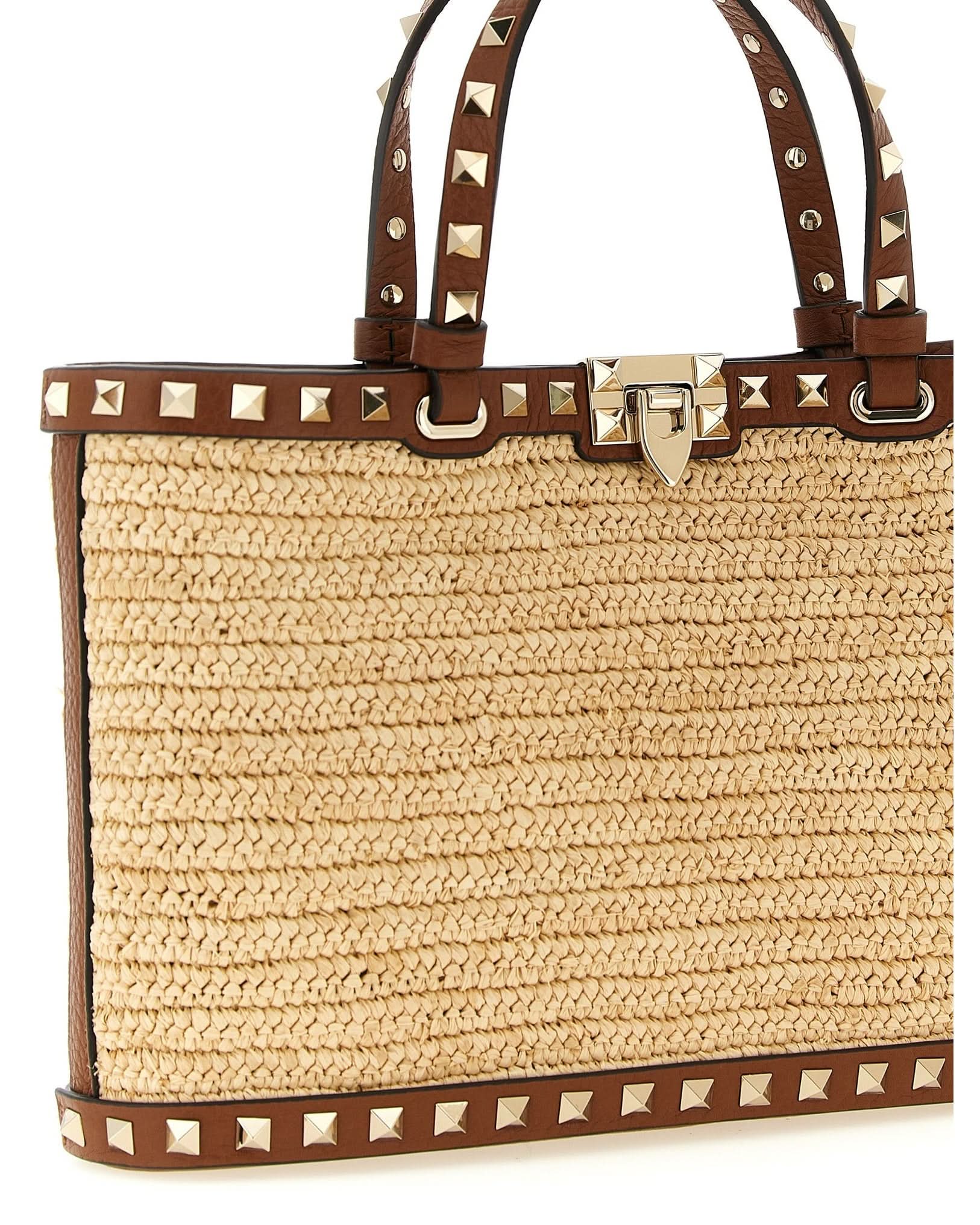 Valentino Garavani Rockstud Small Shopping Bag Glam Steals