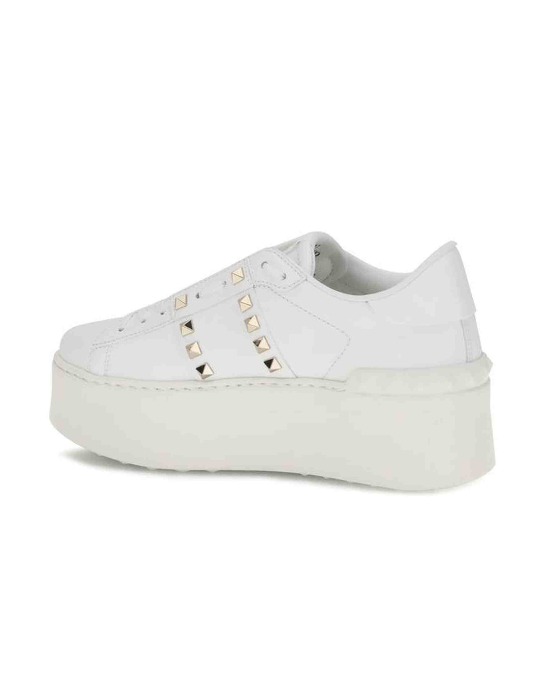 Valentino Garavani Rockstud Untitled Flatform Sneakers Glam Steals