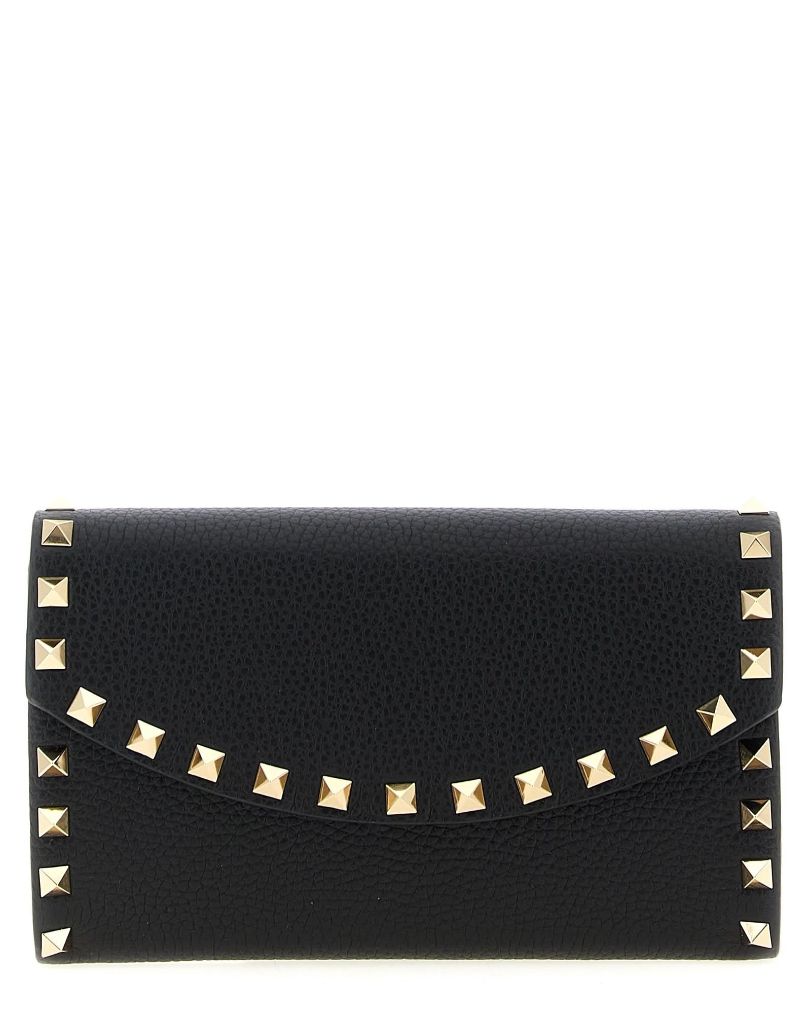 Valentino Garavani Rockstud Wallet On Chain Glam Steals