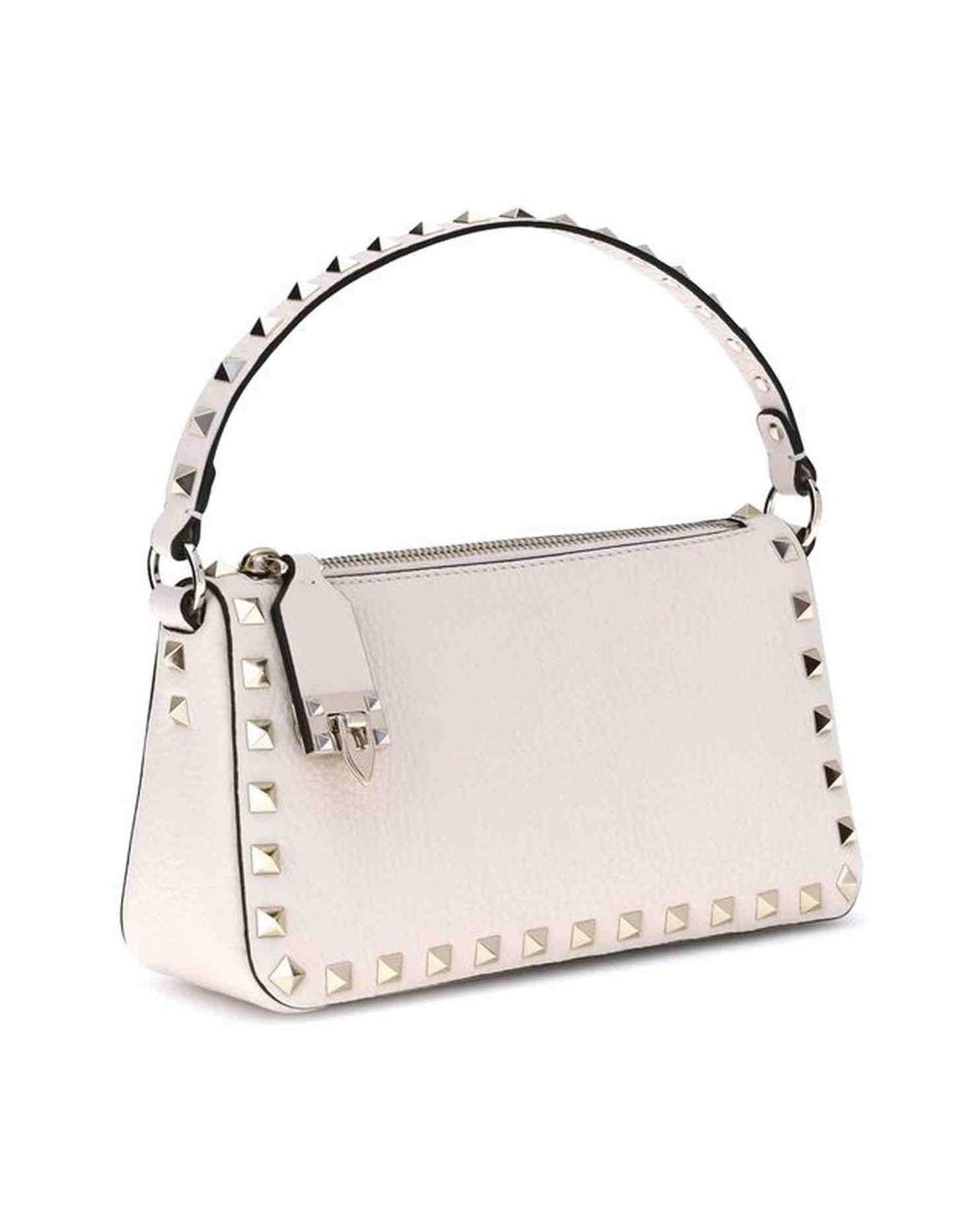 Valentino Garavani Rockstud Zip Up Shoulder Bag Glam Steals