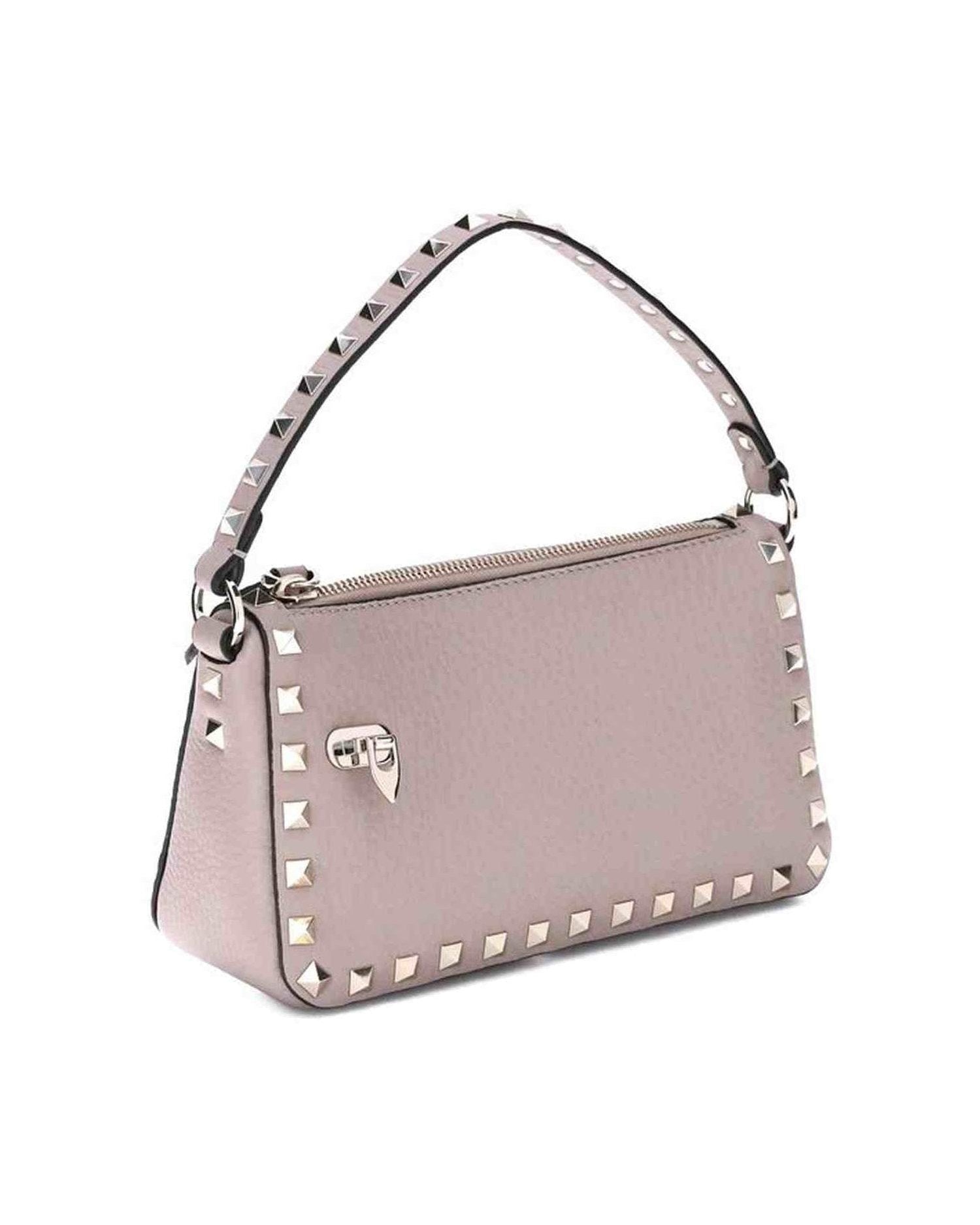 Valentino Garavani Rockstud Zip Up Shoulder Bag Glam Steals
