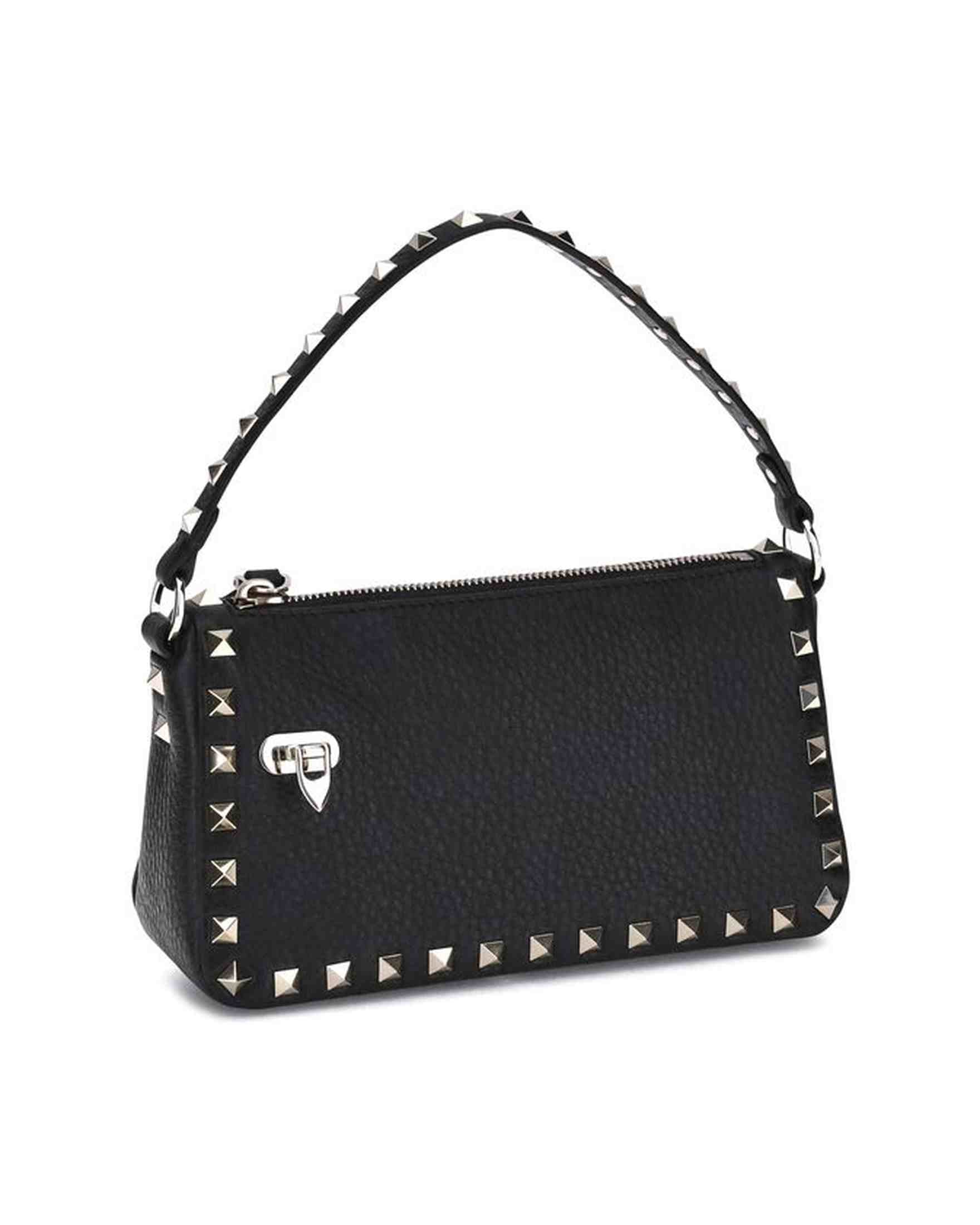 Valentino Garavani Rockstud Zip Up Shoulder Bag Glam Steals
