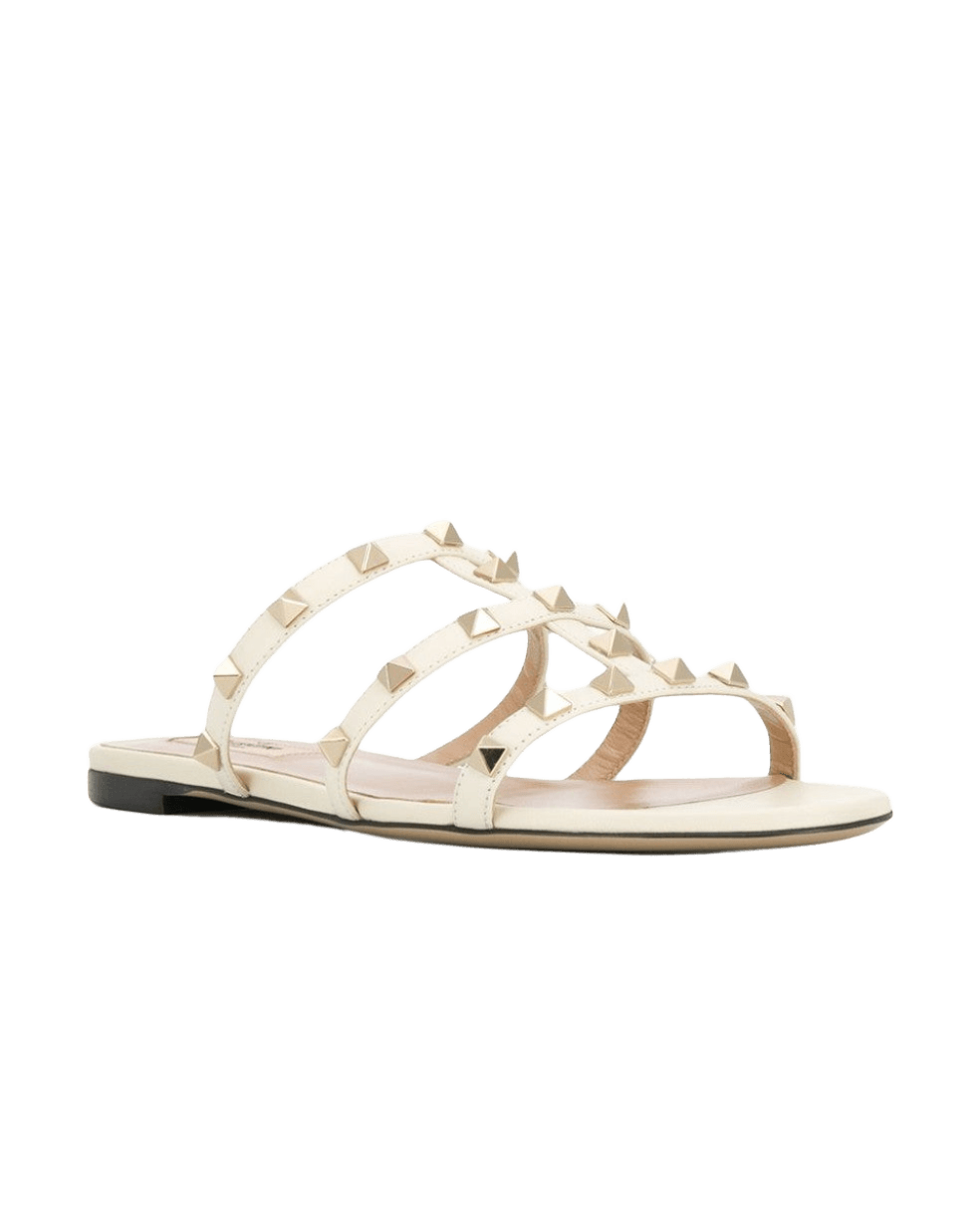 Valentino Garavani Sandals Ivory Glam Steals