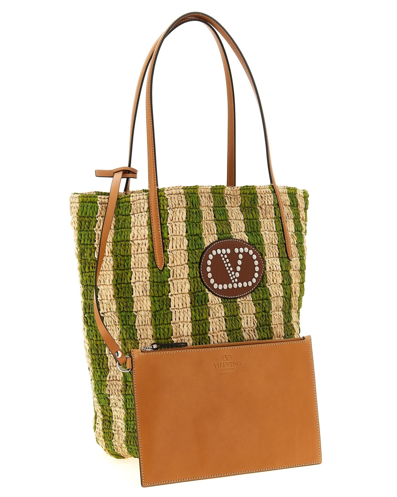 Valentino Garavani Shopping Raffia Glam Steals