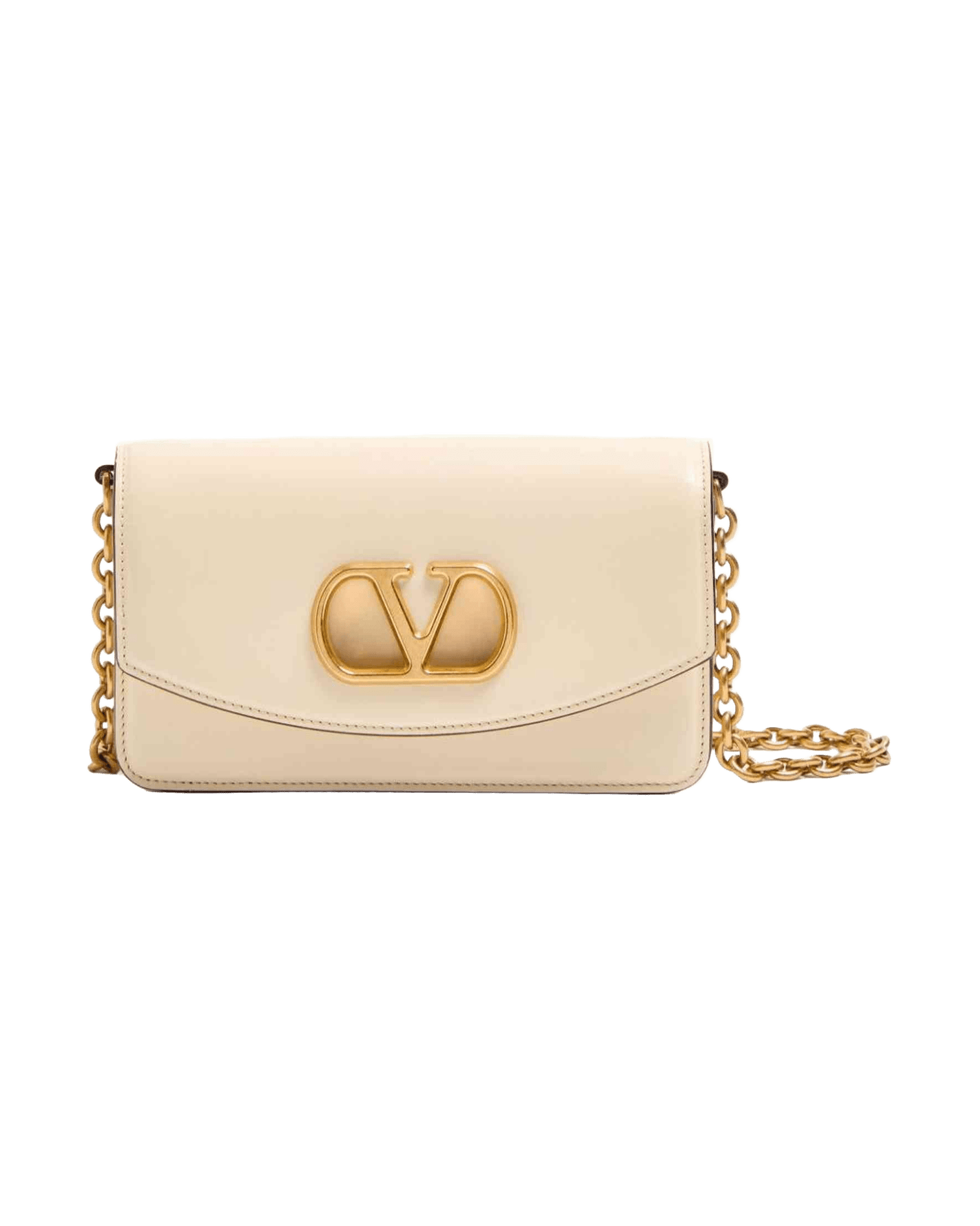 Valentino Garavani Vain Clutch In Shiny Calfskin Glam Steals