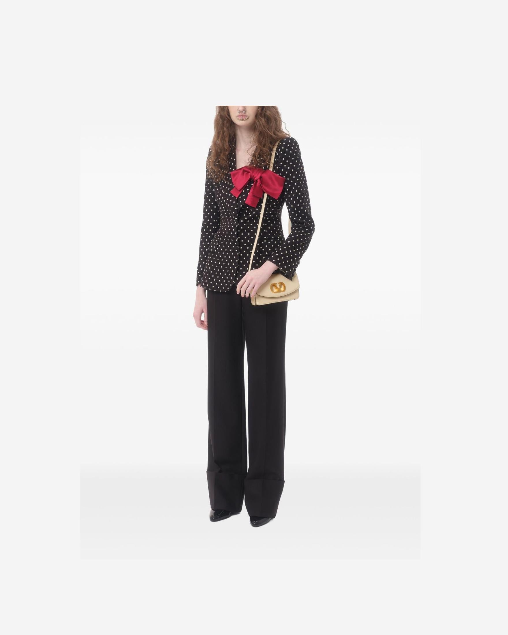 Valentino Garavani Vain Clutch in Shiny Calfskin Glam Steals