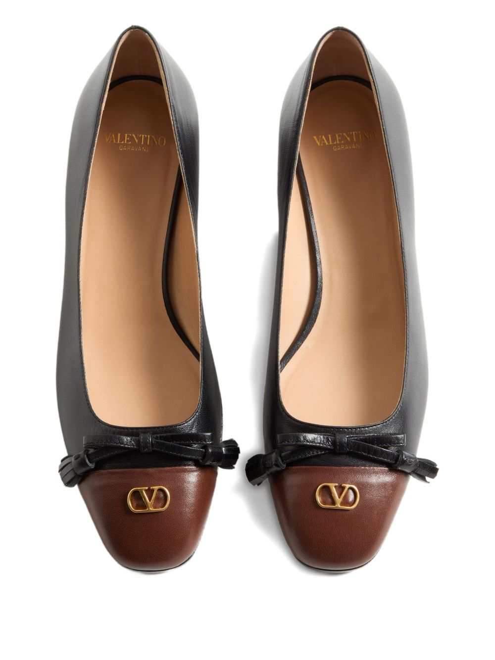Valentino Garavani Valet Du Roi Ballerina in 25mm Kid Glam Steals
