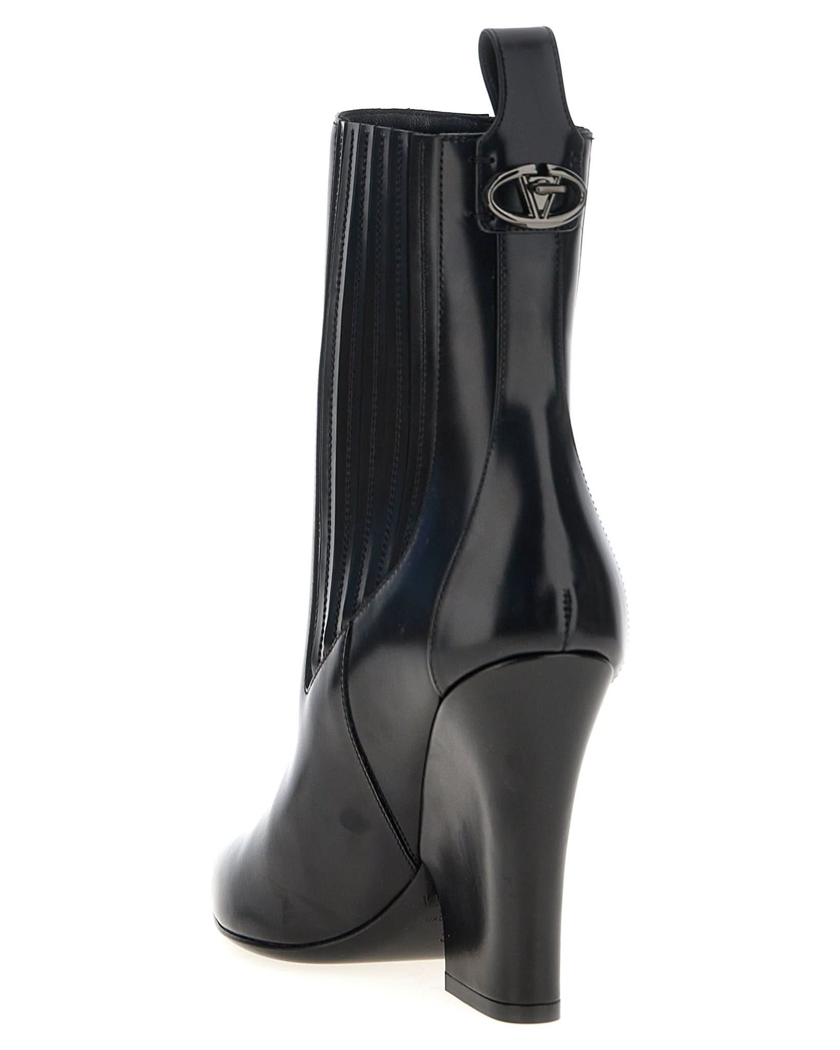 Valentino Garavani Vlogo Lockette Ankle Boots Glam Steals