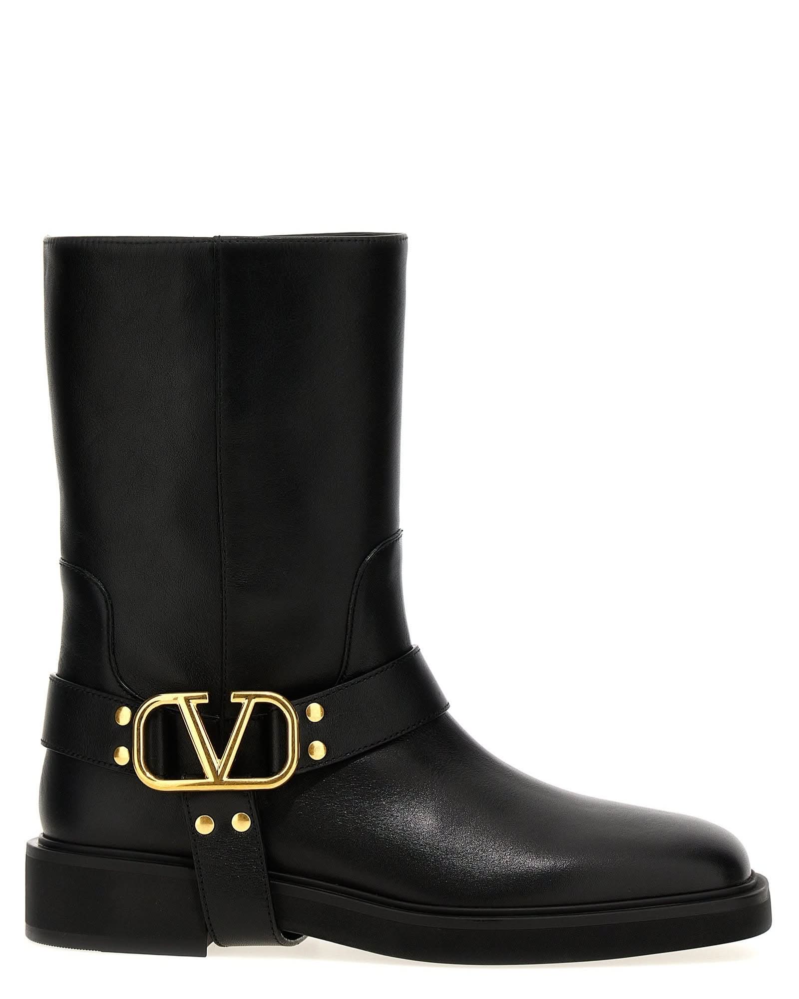Valentino Garavani Vlogo Signature Ankle Boots Glam Steals