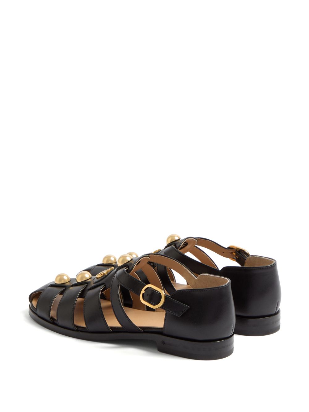 Valentino Garavani Vlogo Signature Fisherman Sandals in 20mm Calfskin Glam Steals