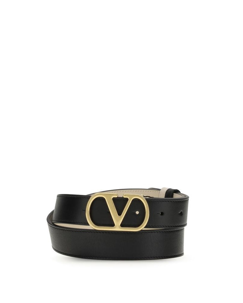 Valentino Garavani Vlogo Signature Reversible Belt Glam Steals