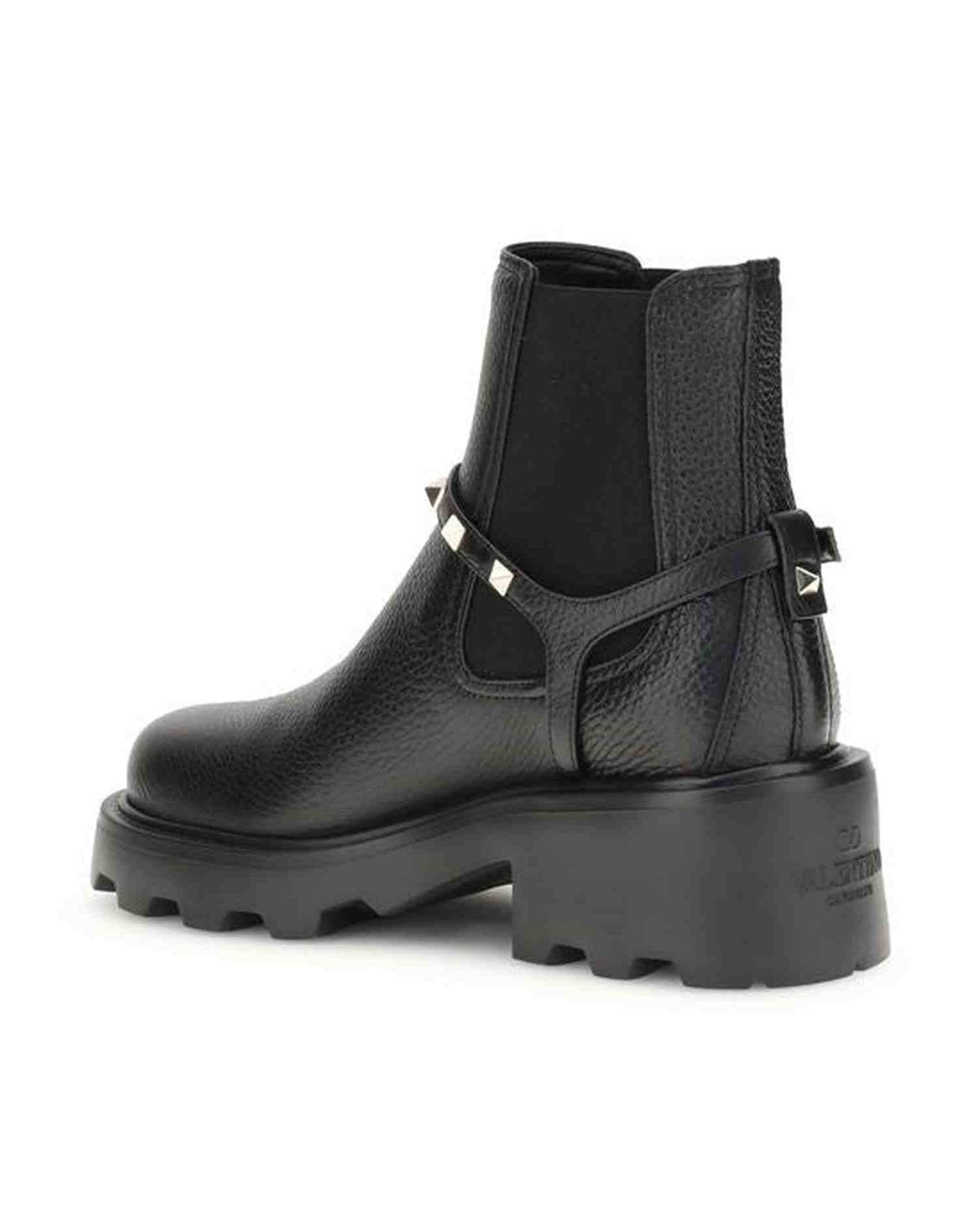 Valentino Leather Garavani Ankle Boots Glam Steals