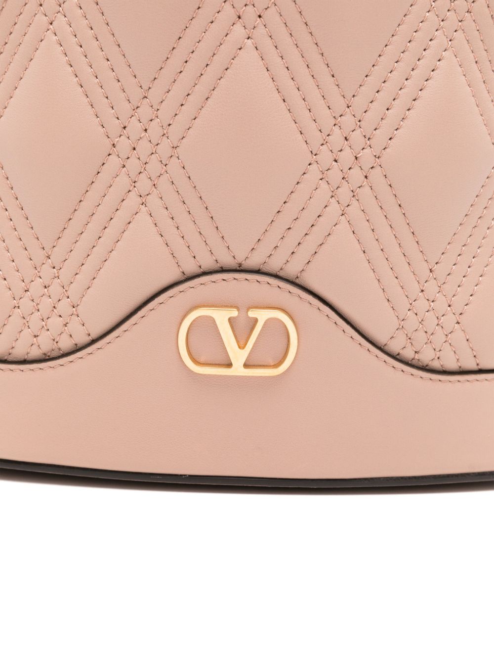 Valentino Leather Garavani Quiltie 67 Bucket Bag Glam Steals