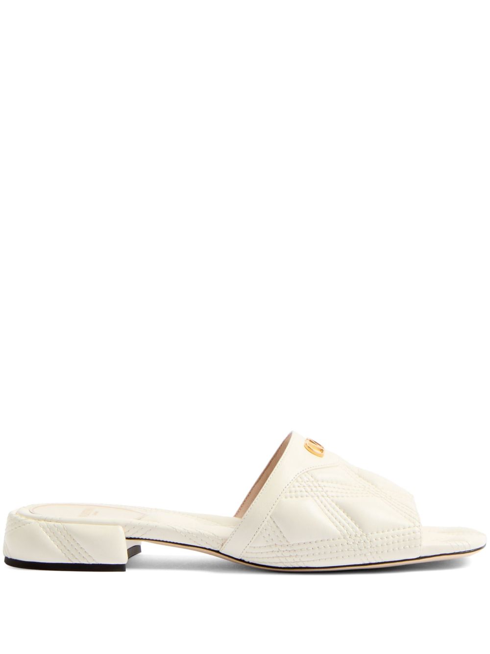 Valentino Leather Garavani Quiltie 67 Slide Sandals in 20mm Quilted Nappa Glam Steals