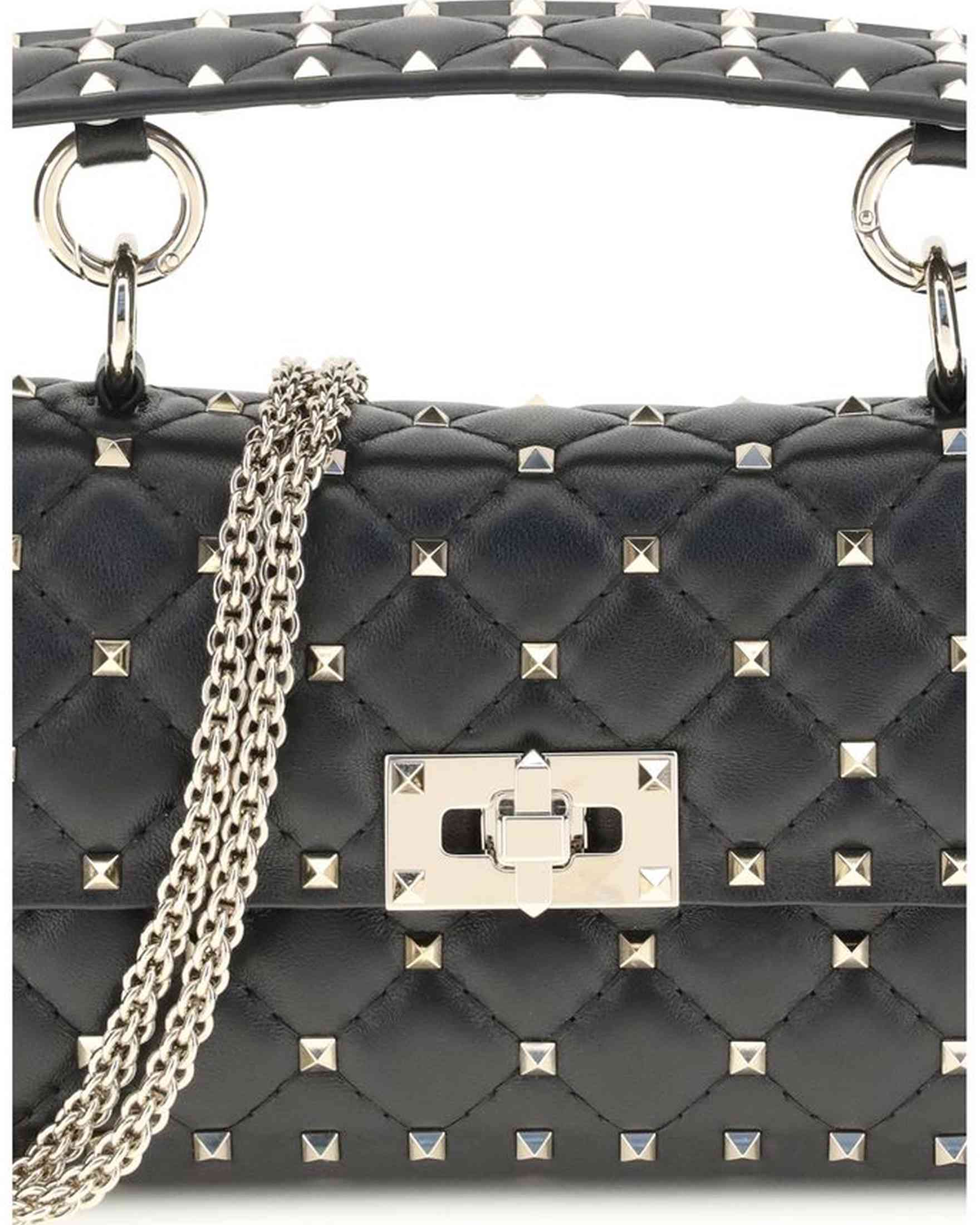 Valentino Leather Garavani Small Rockstud Spike Handbag Glam Steals