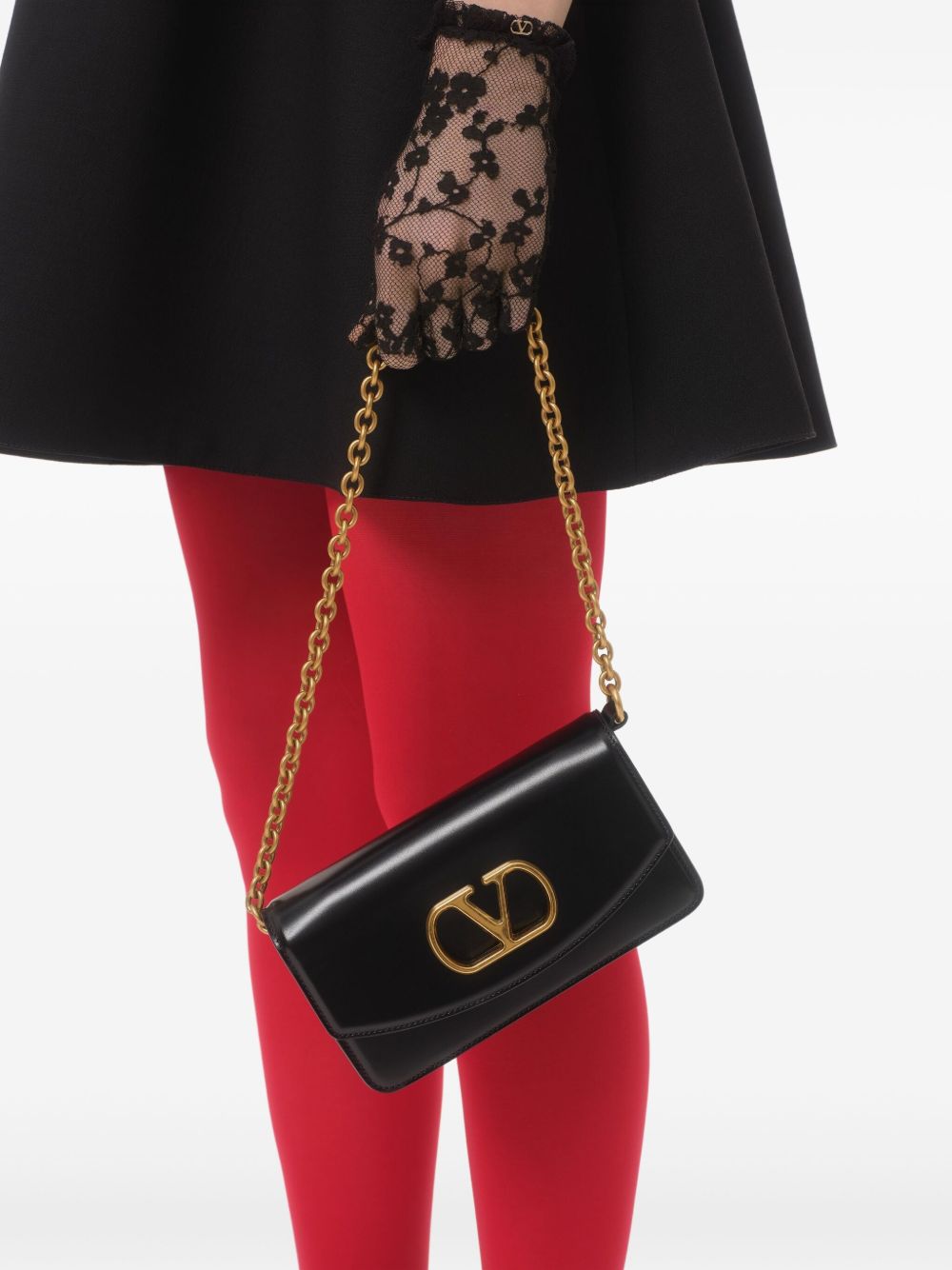 Valentino Leather Garavani Vain Small Clutch Glam Steals